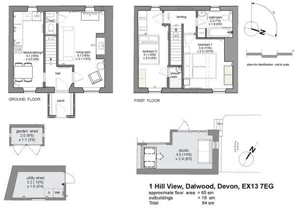 1, Hillview, Axminster floorplan