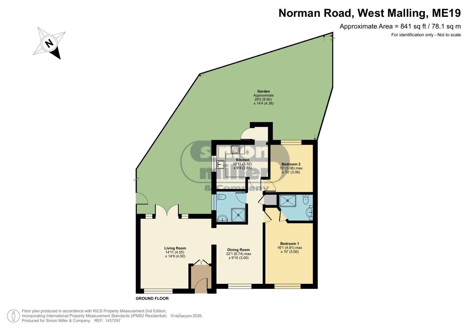 49, Norman Road, West Malling floorplan