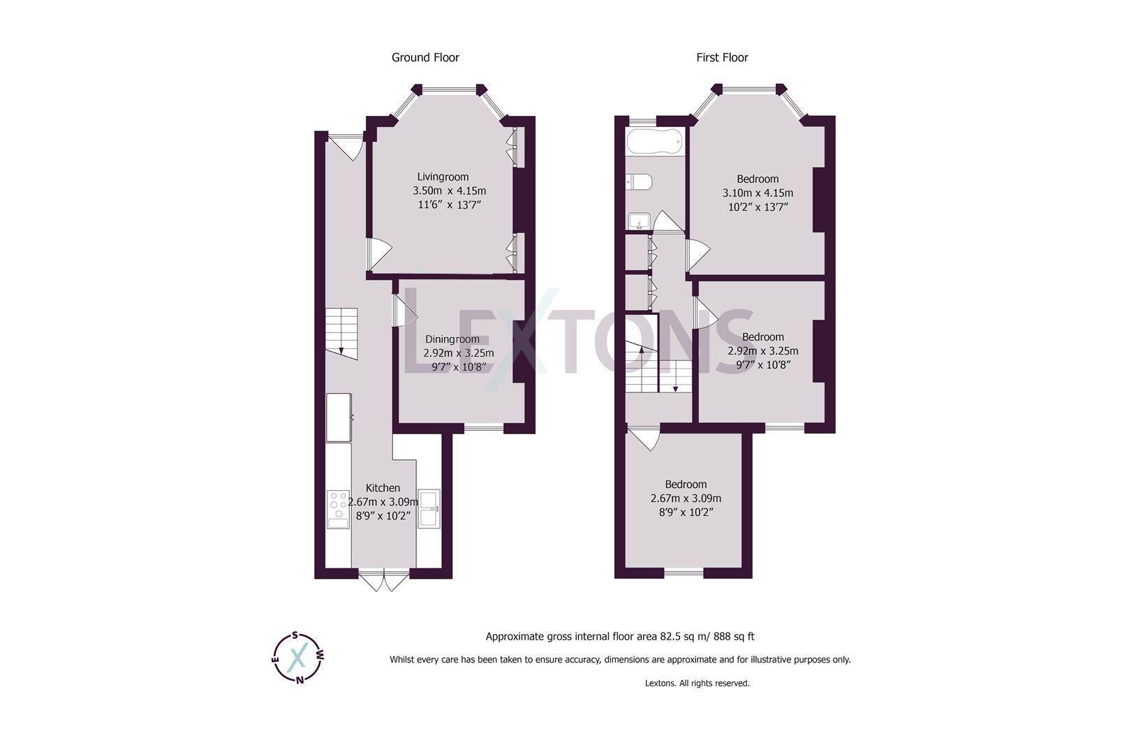 23, Byron Street, Hove floorplan