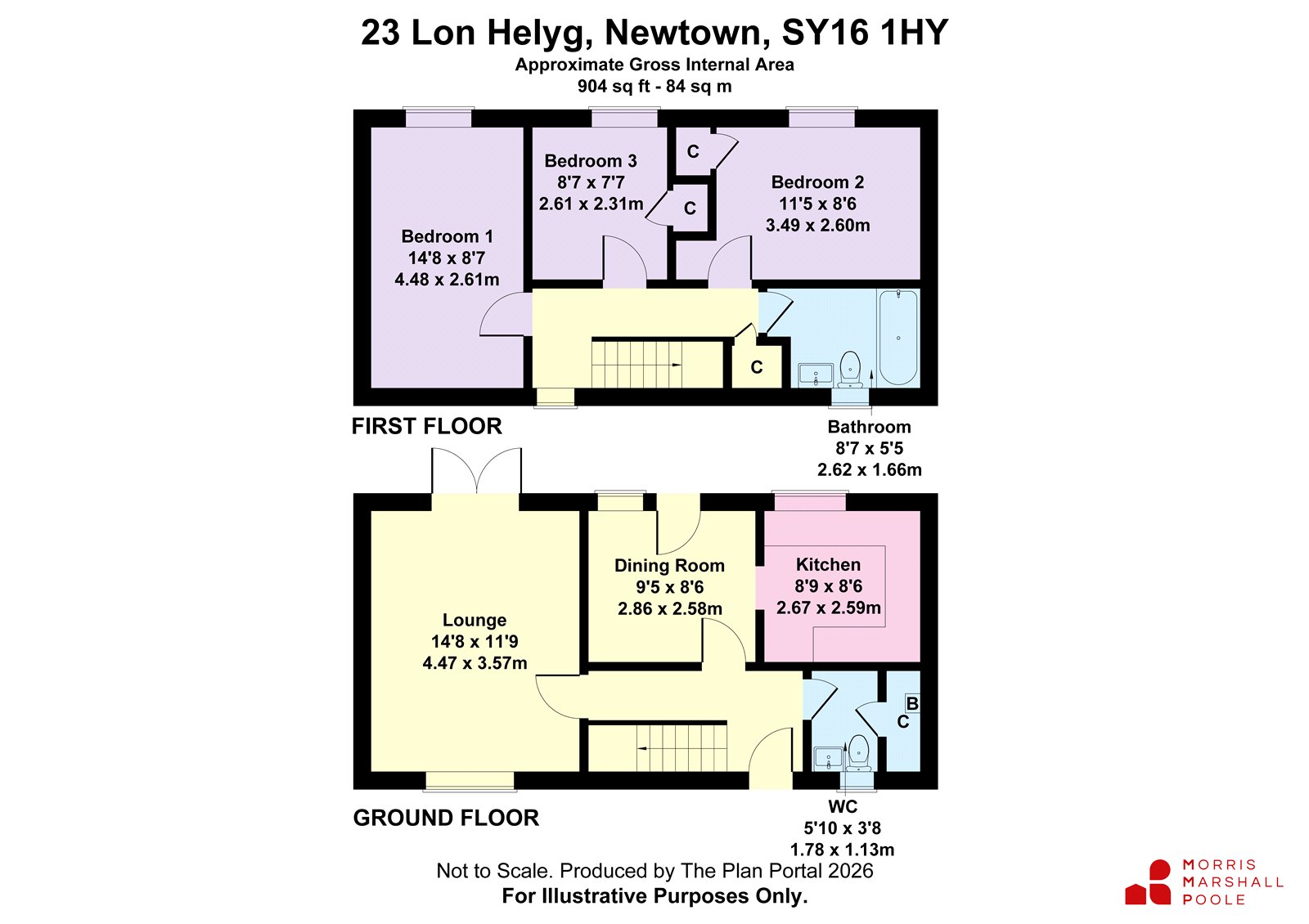 23, Lon Helyg, Powys floorplan