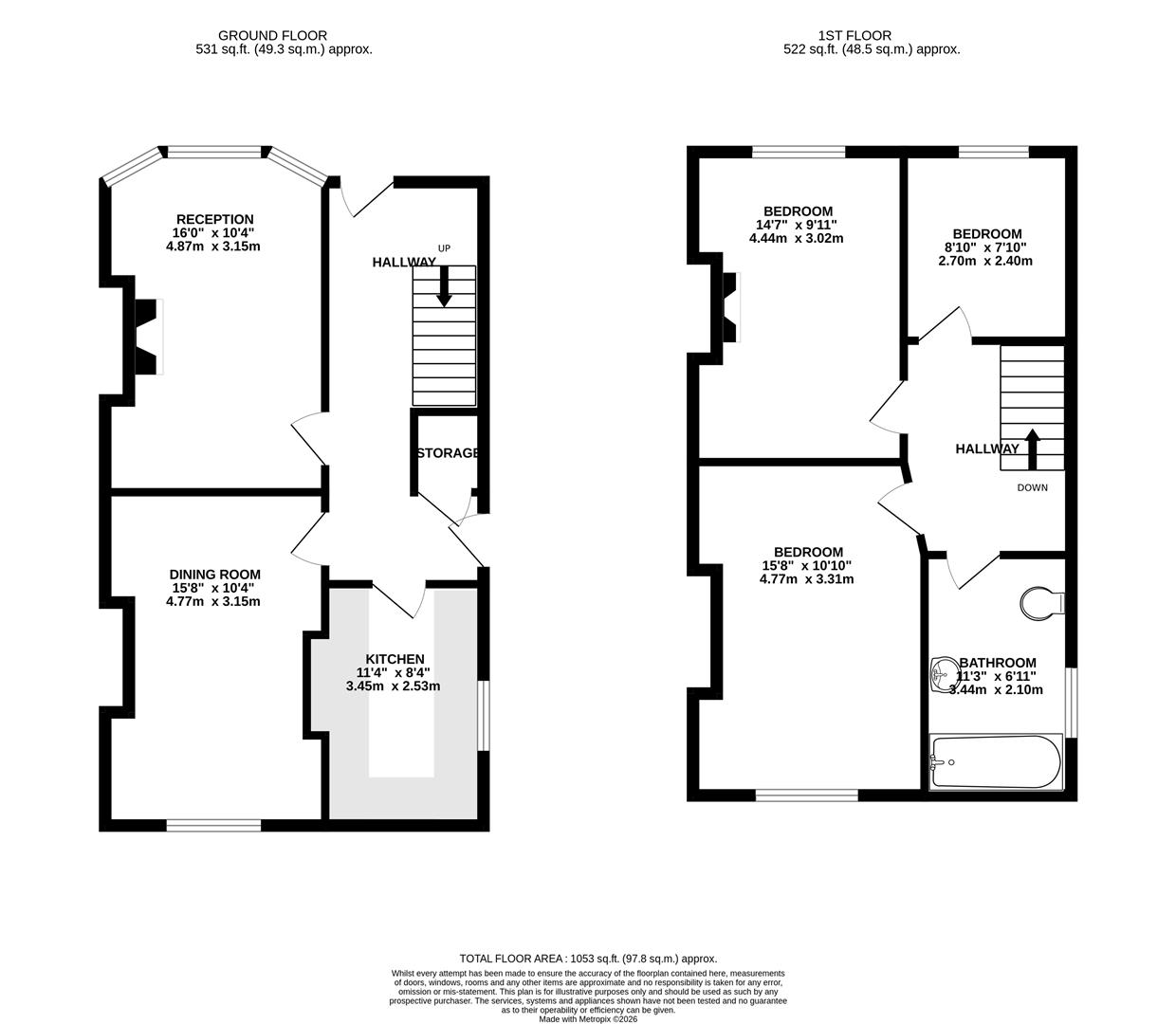 1, Lancastre Grove, Leeds floorplan