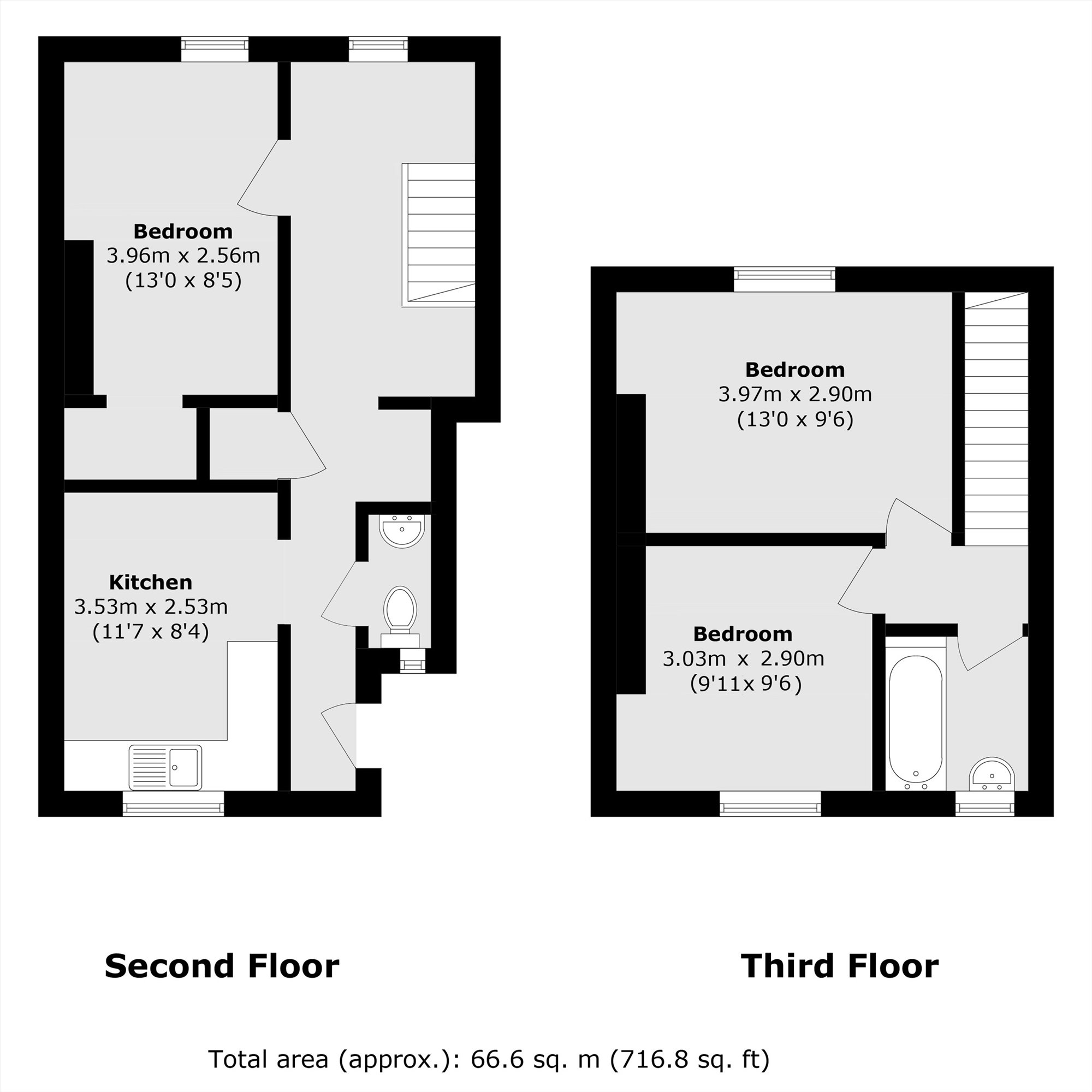 Flat 67, Brune House, Bell Lane, London floorplan