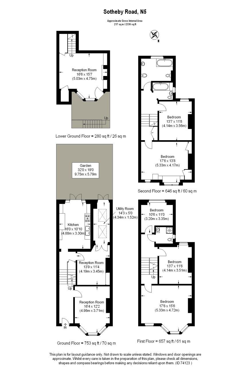 5 Bedrooms  to rent in Sotheby Road, Islington, London N5
