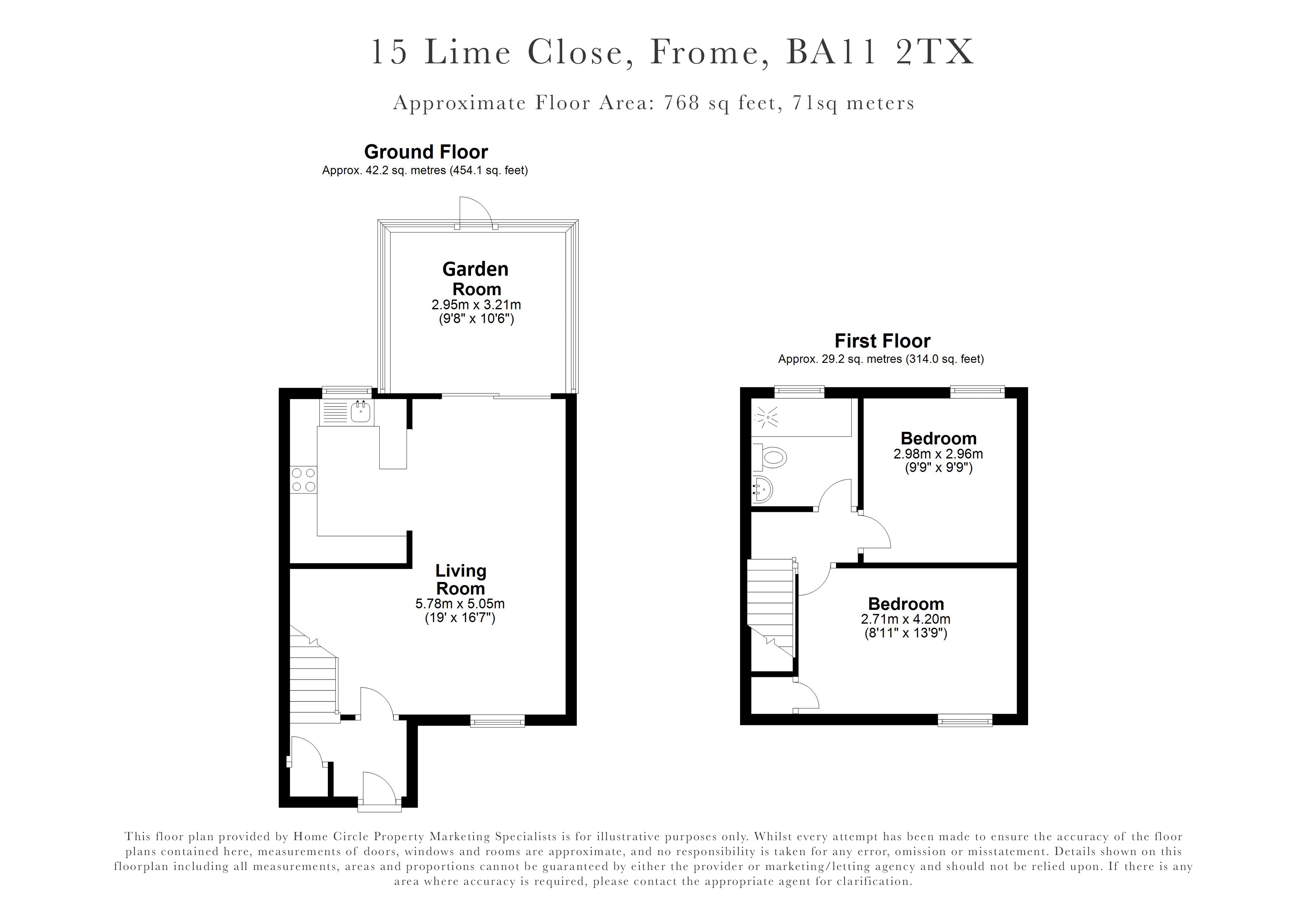 15, Lime Close, Somerset floorplan