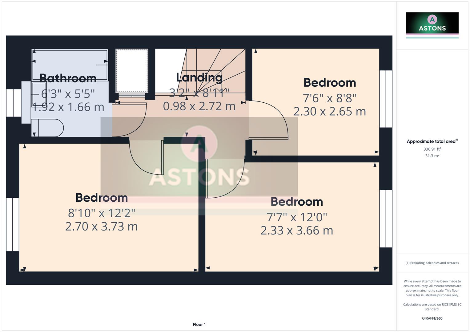 4, Mayes Close, Crawley floorplan