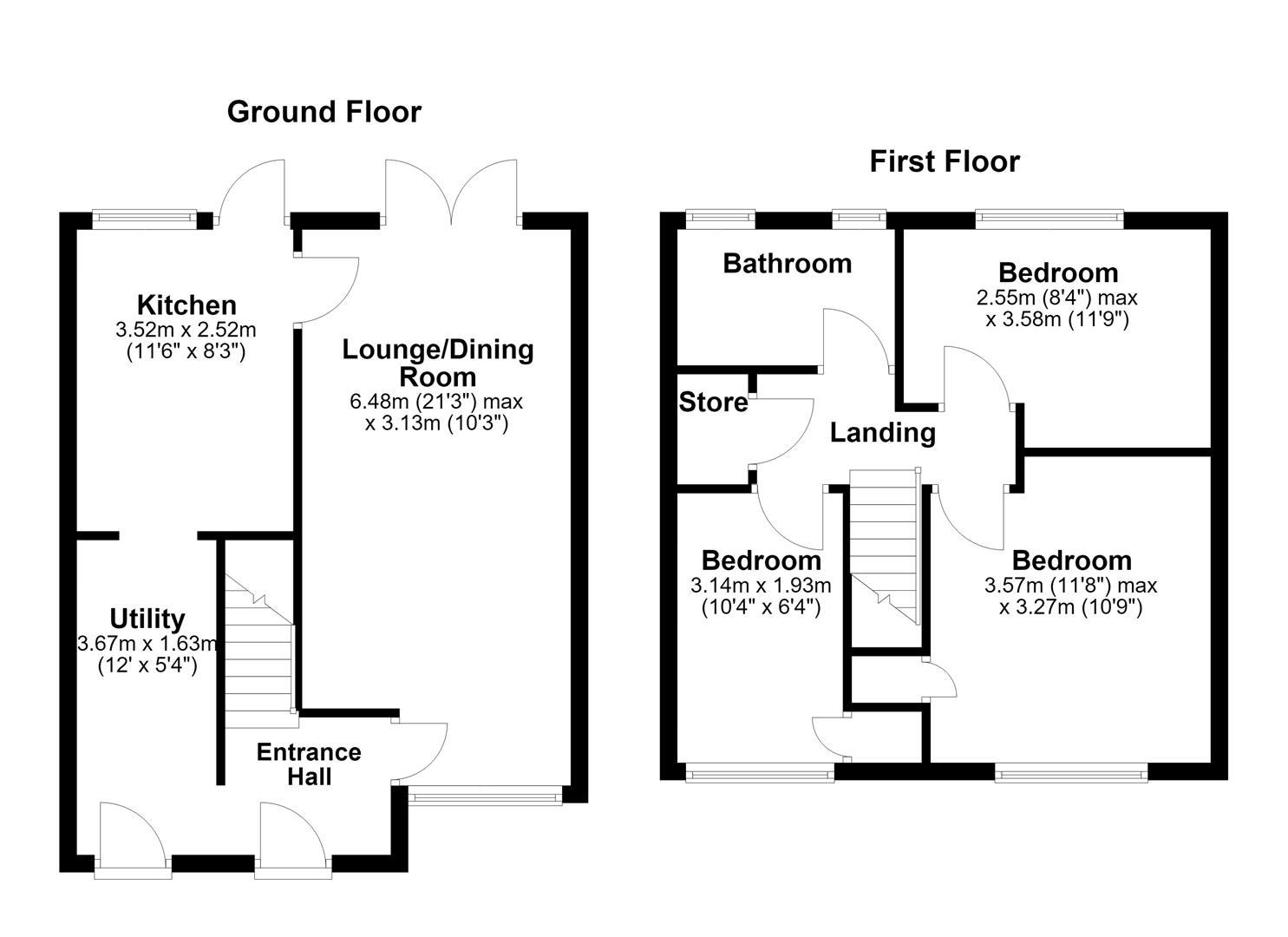 172, Great Gregorie, Basildon floorplan