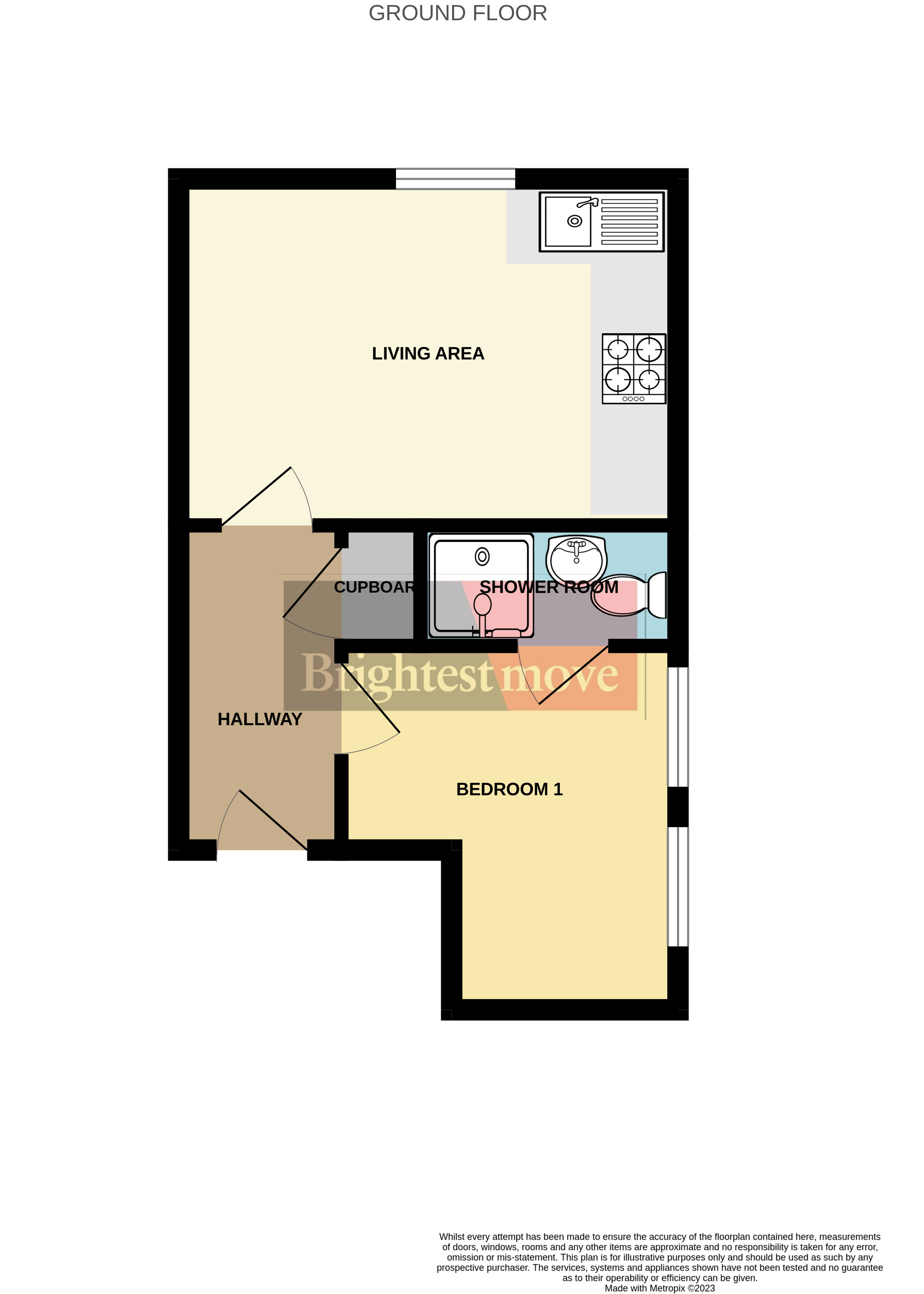 Flat 4, 51, Locking Road, Weston-super-Mare floorplan