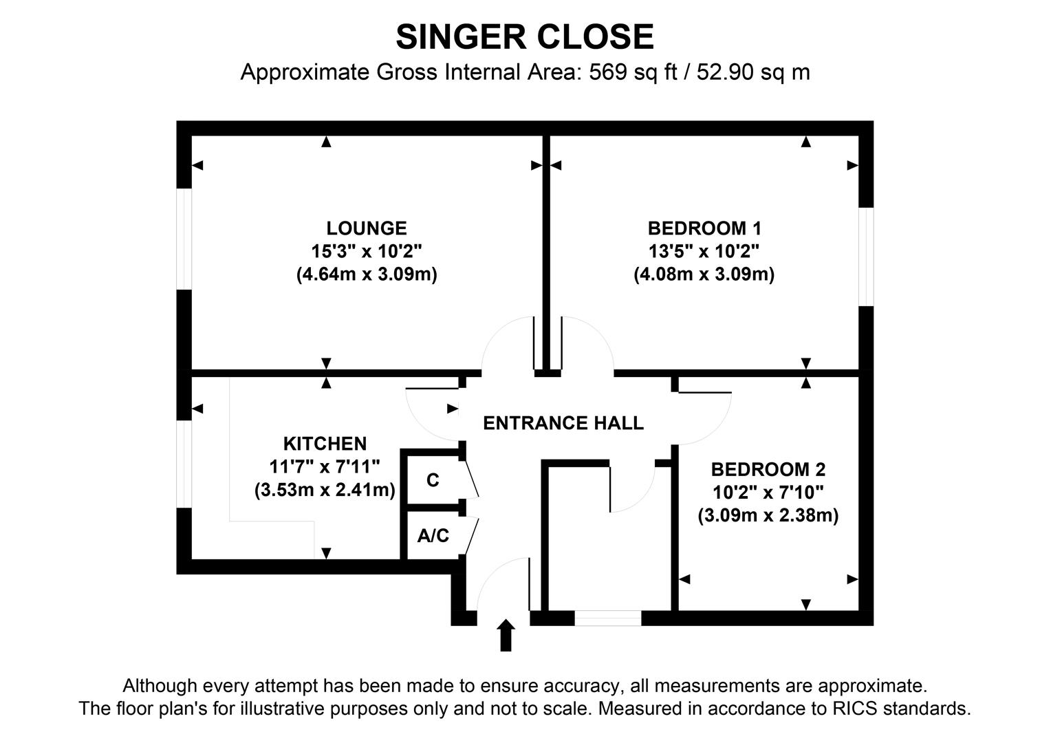 2 Bedrooms Maisonette for sale in Singer Close, Coventry CV6