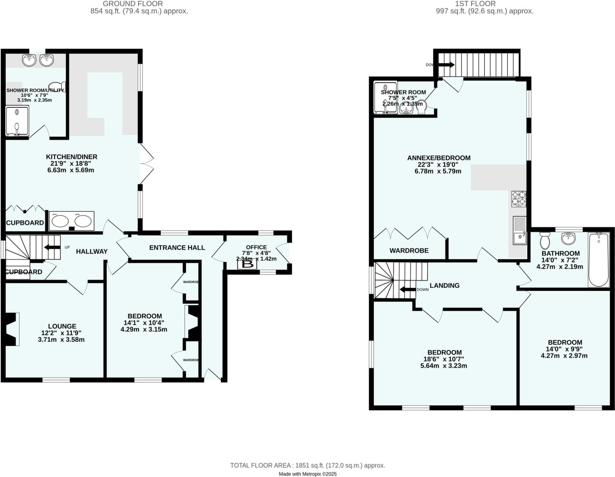 Gwealhellis House, 3 Church Hill, Cornwall floorplan