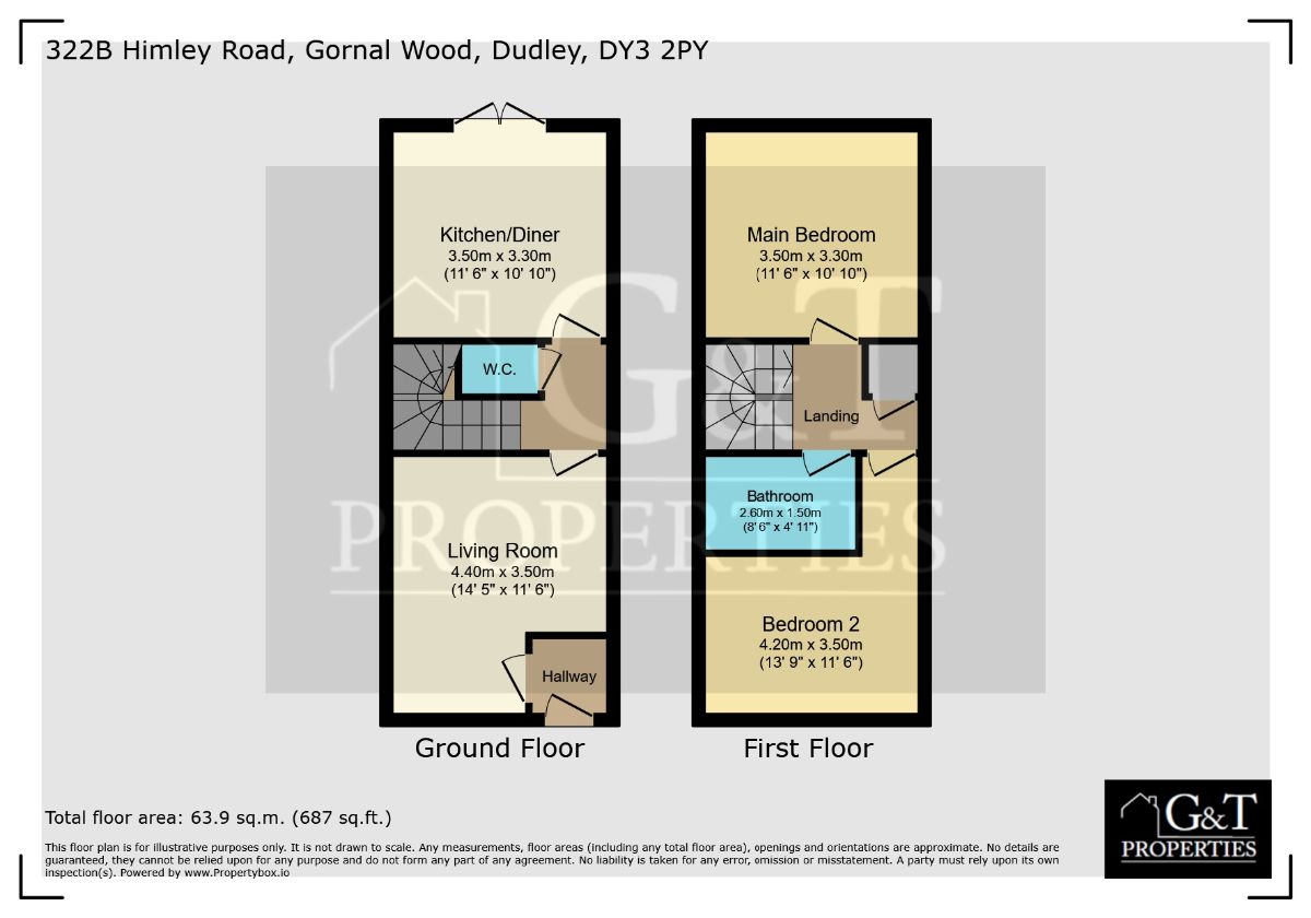 322b Himley Road, Dudley floorplan