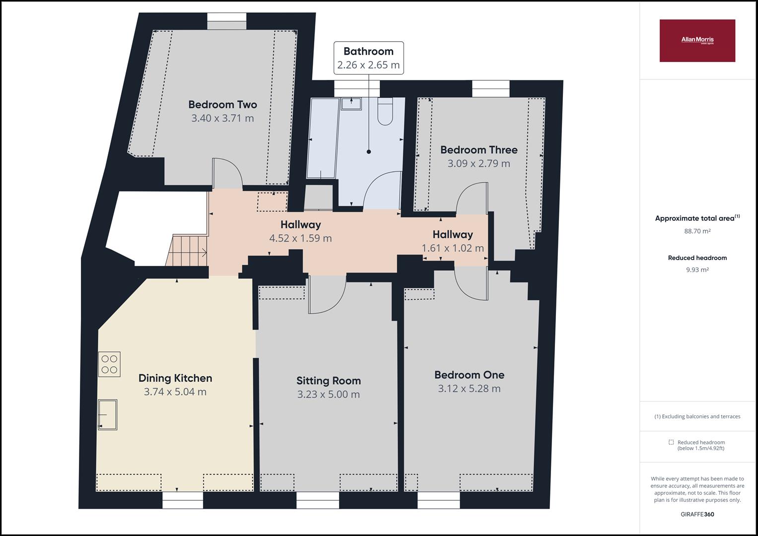 Flat 2 Pepperpot Mews, 14- 16 High Street, Upton-Upon-Severn Worcester floorplan