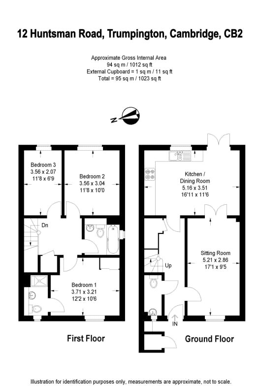 3 Bedrooms Semi-detached house for sale in Huntsman Road, Trumpington, Cambridge CB2