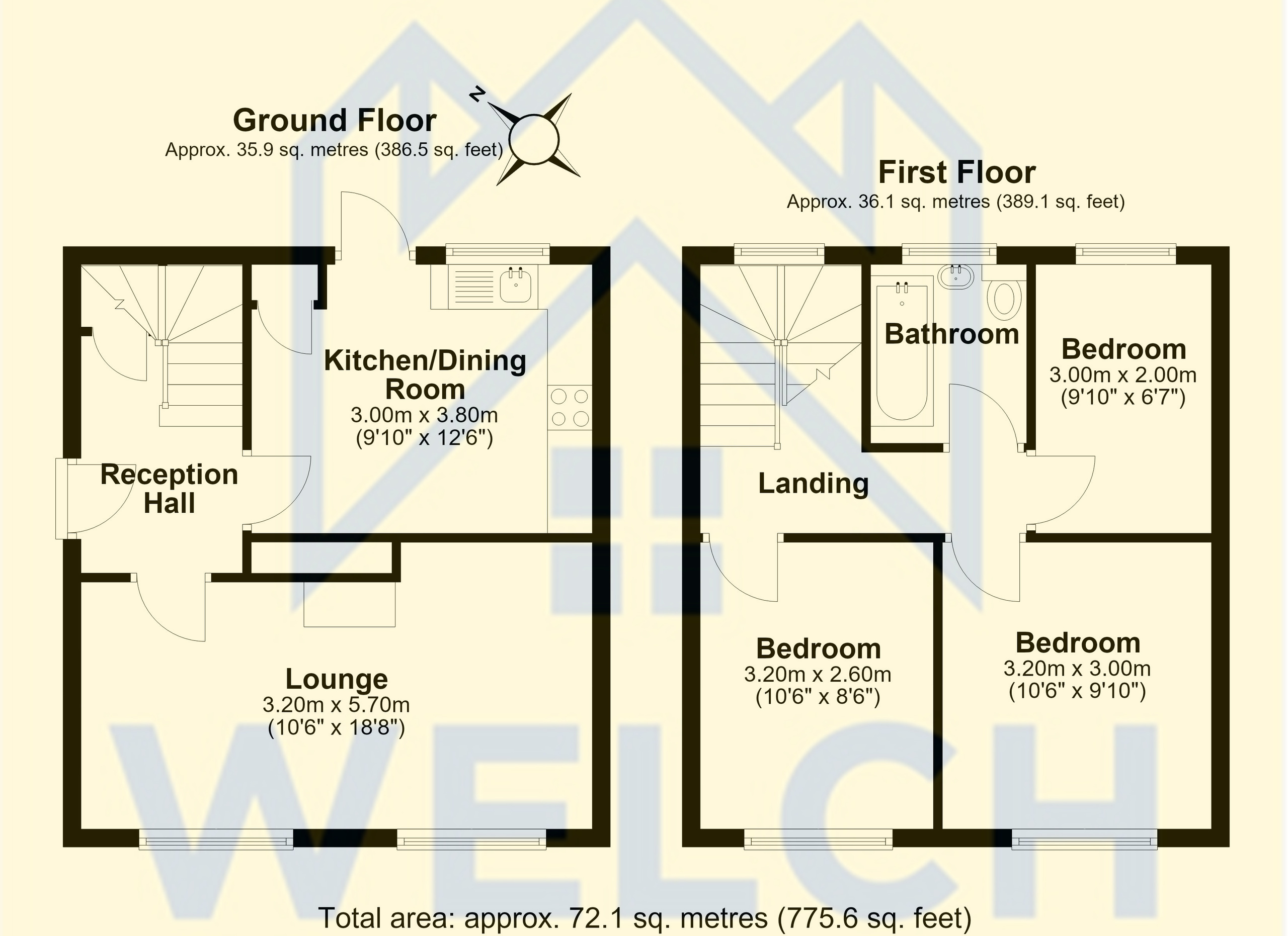 5 Foxleigh Close, Shrewsbury floorplan