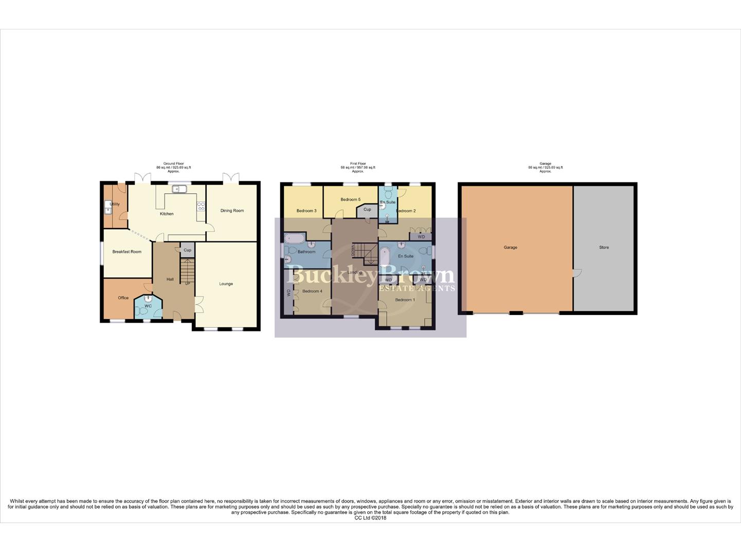 4, The Oaks, Mansfield floorplan