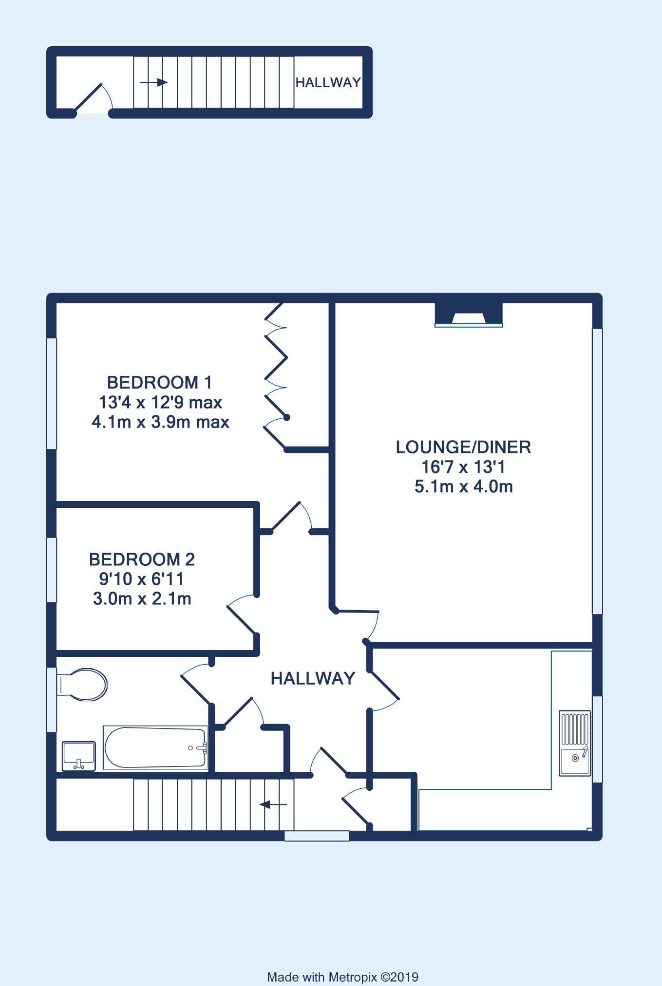 2 Bedrooms Flat for sale in Westover Road, Westbury-On-Trym, Bristol BS9