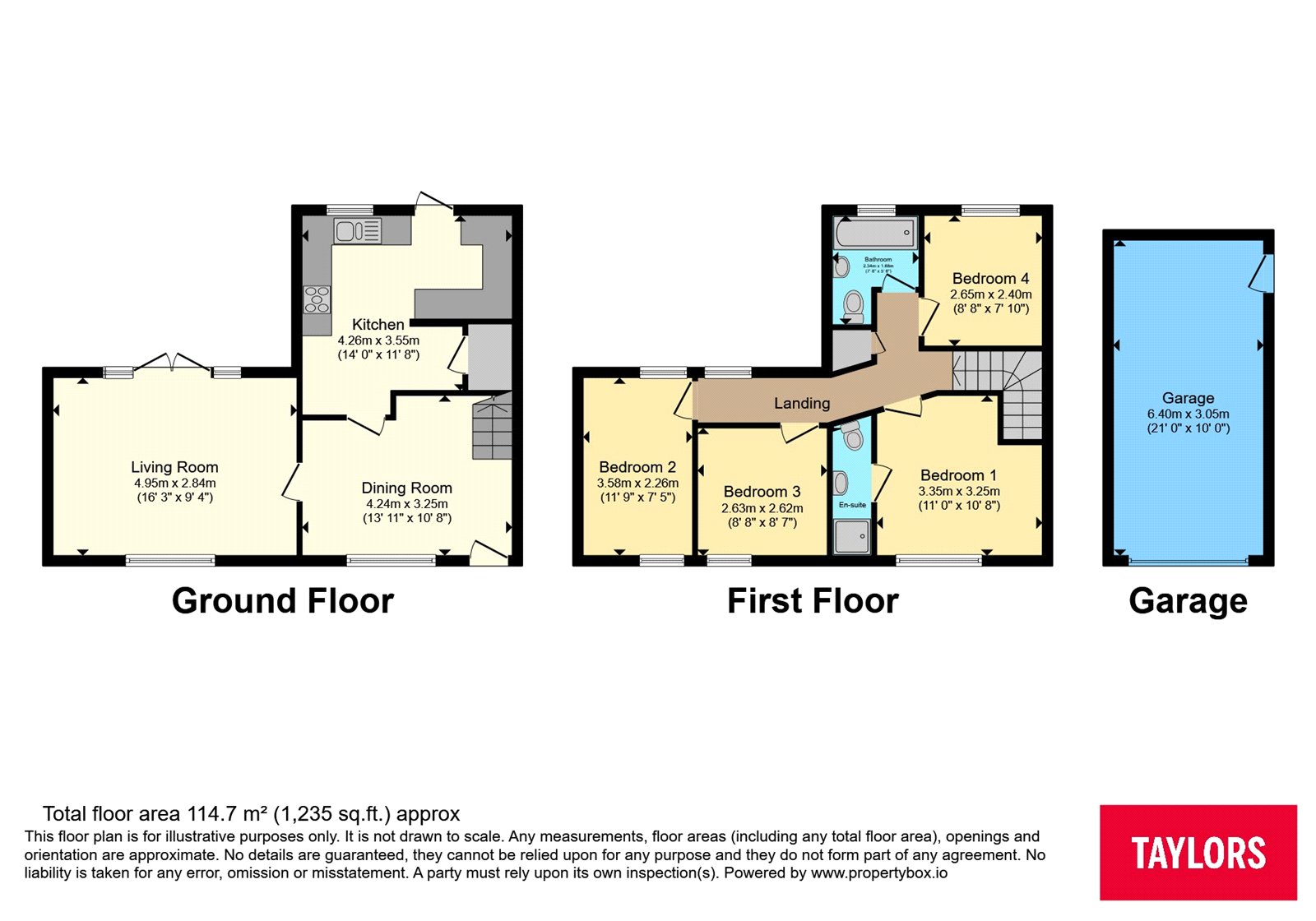 34, Pilgrims Close, Dunstable floorplan