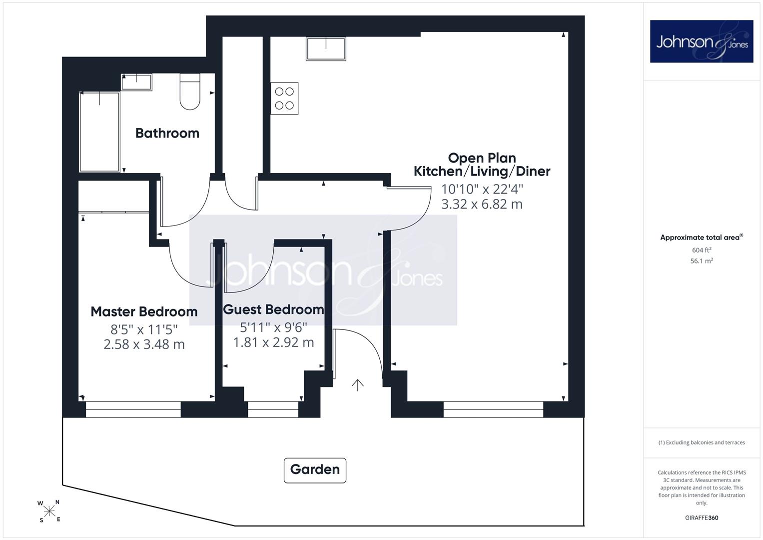 Guildford Street, Chertsey floorplan