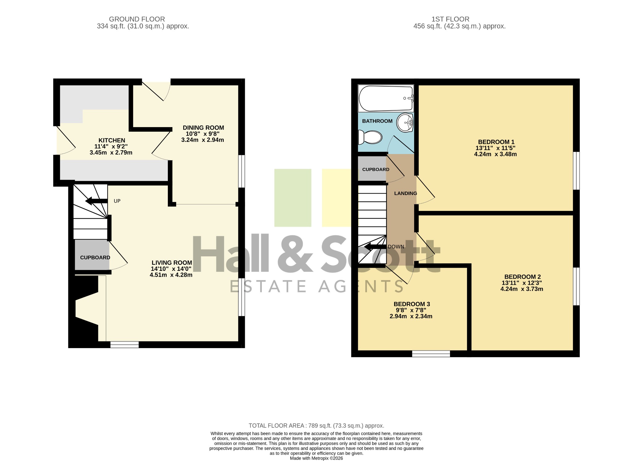 The Old Manor House, 1 Sandhill Street, Ottery St Mary floorplan
