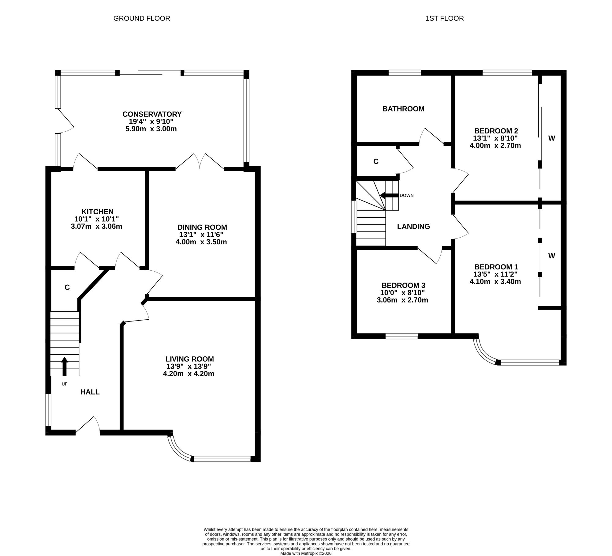 8 Broomage Bank Main Street, Larbert floorplan