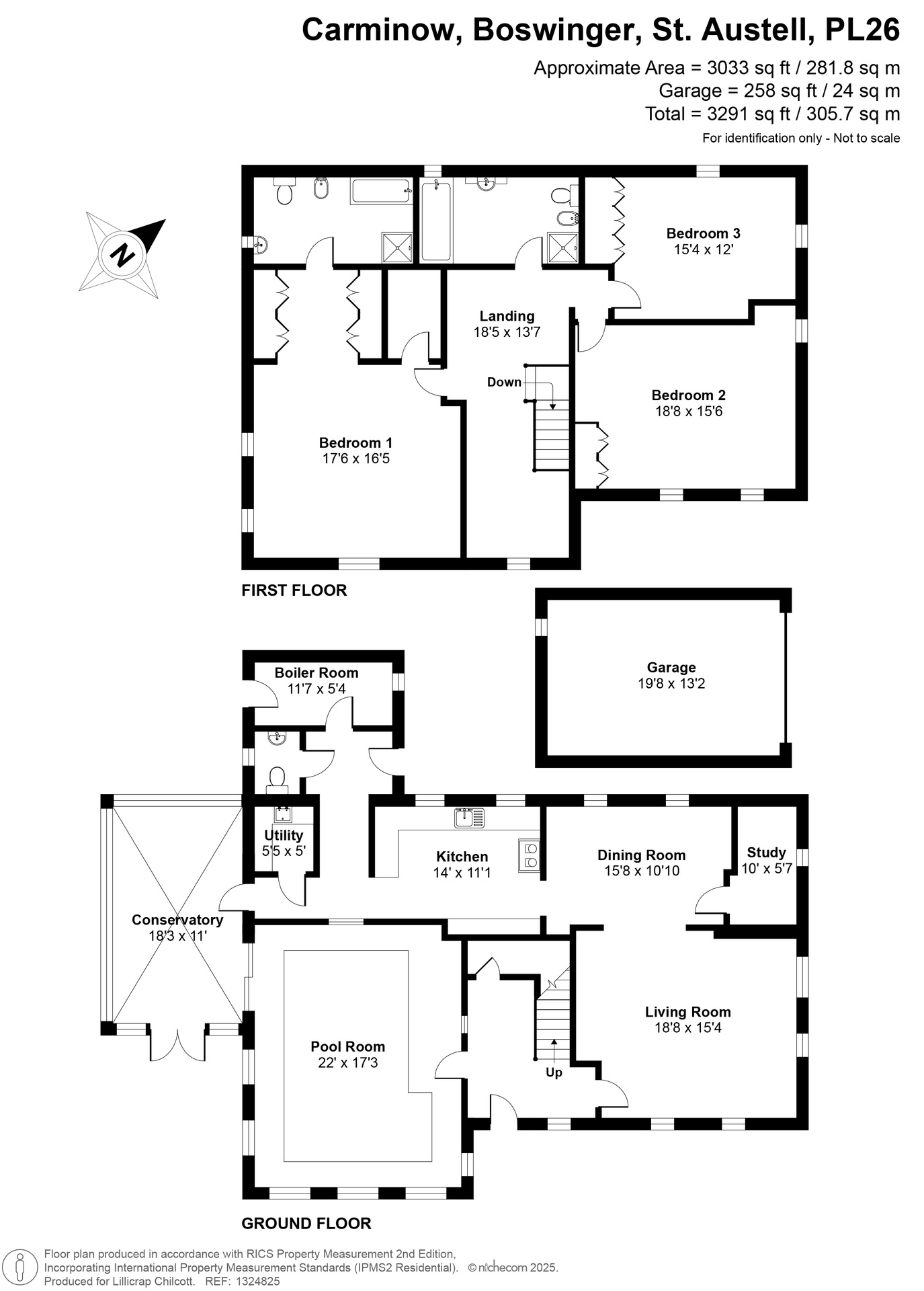 Carminow House, St. Austell floorplan