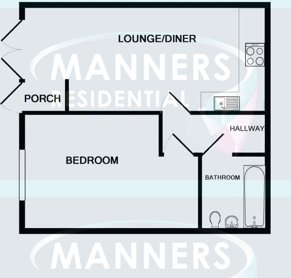 1 Bedrooms Flat to rent in Guildford Road, Woking GU22