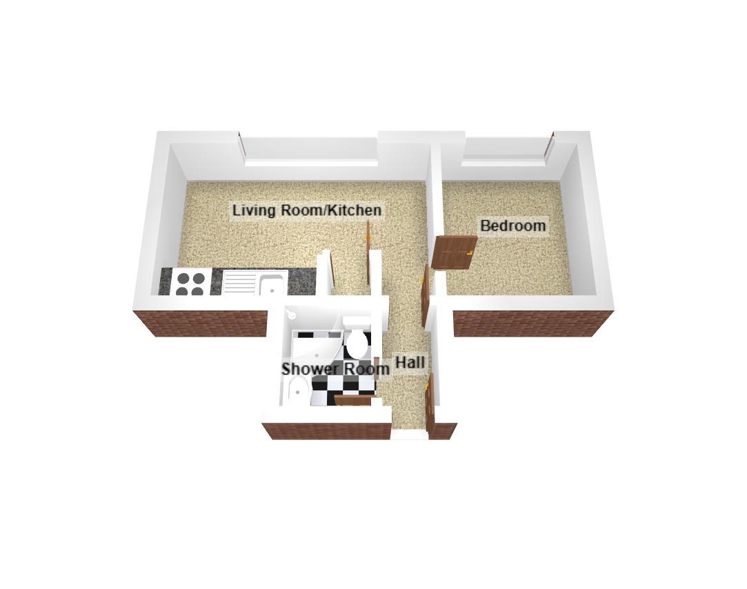 Flat 11, Seacombe Lodge, Priests Way, Swanage floorplan