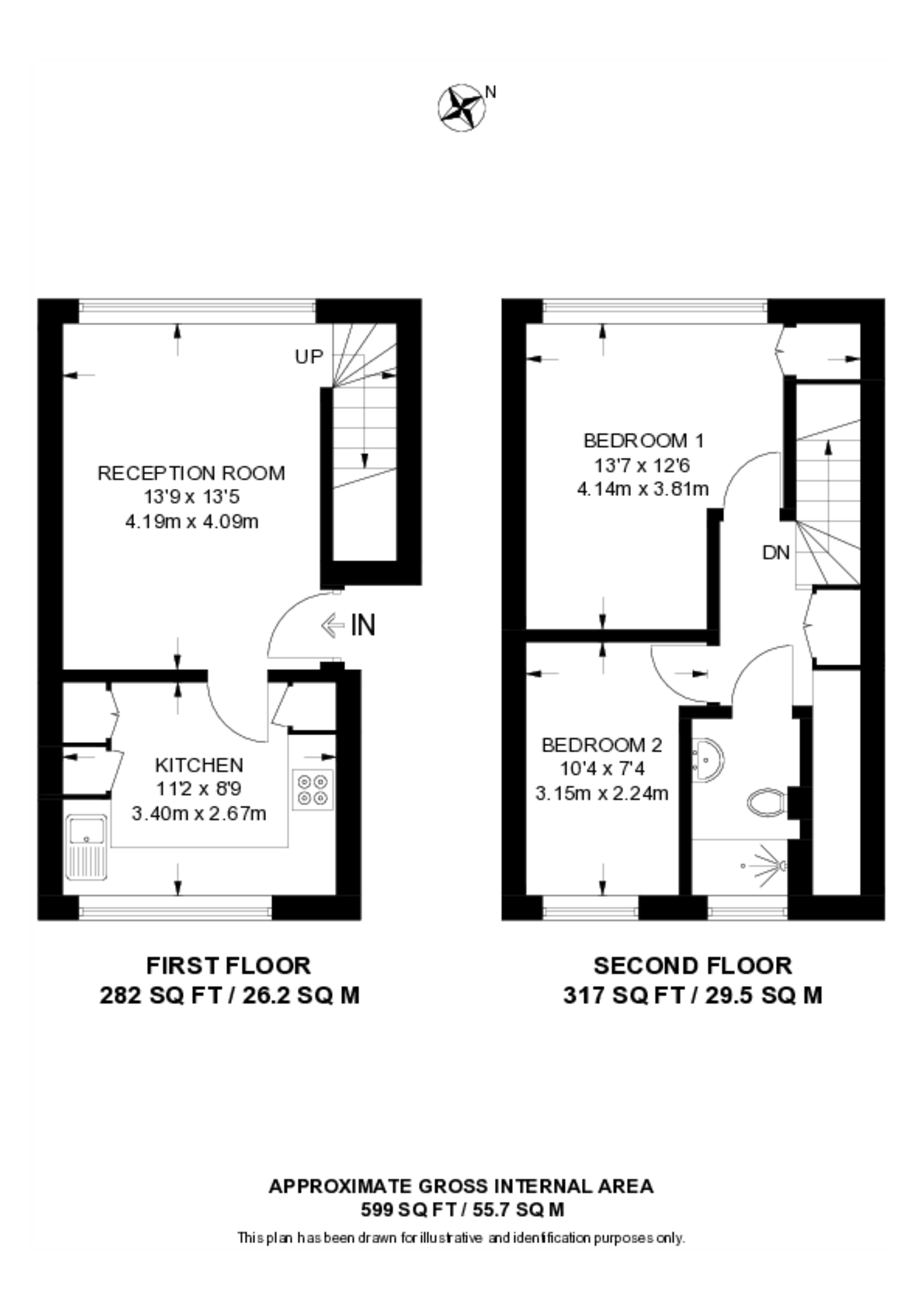 Brunswick Road, Sutton floorplan