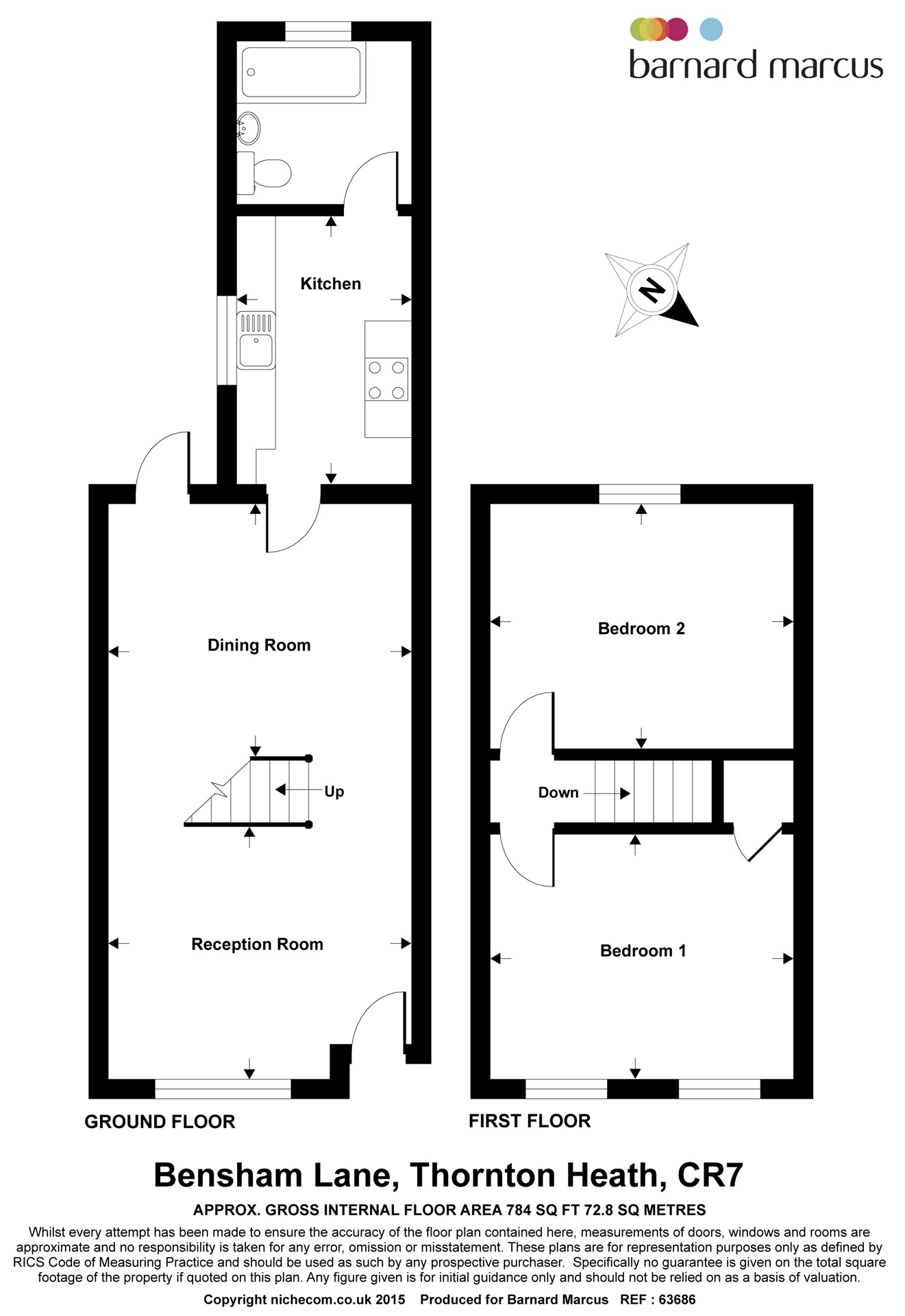 305, Bensham Lane, Thornton Heath floorplan