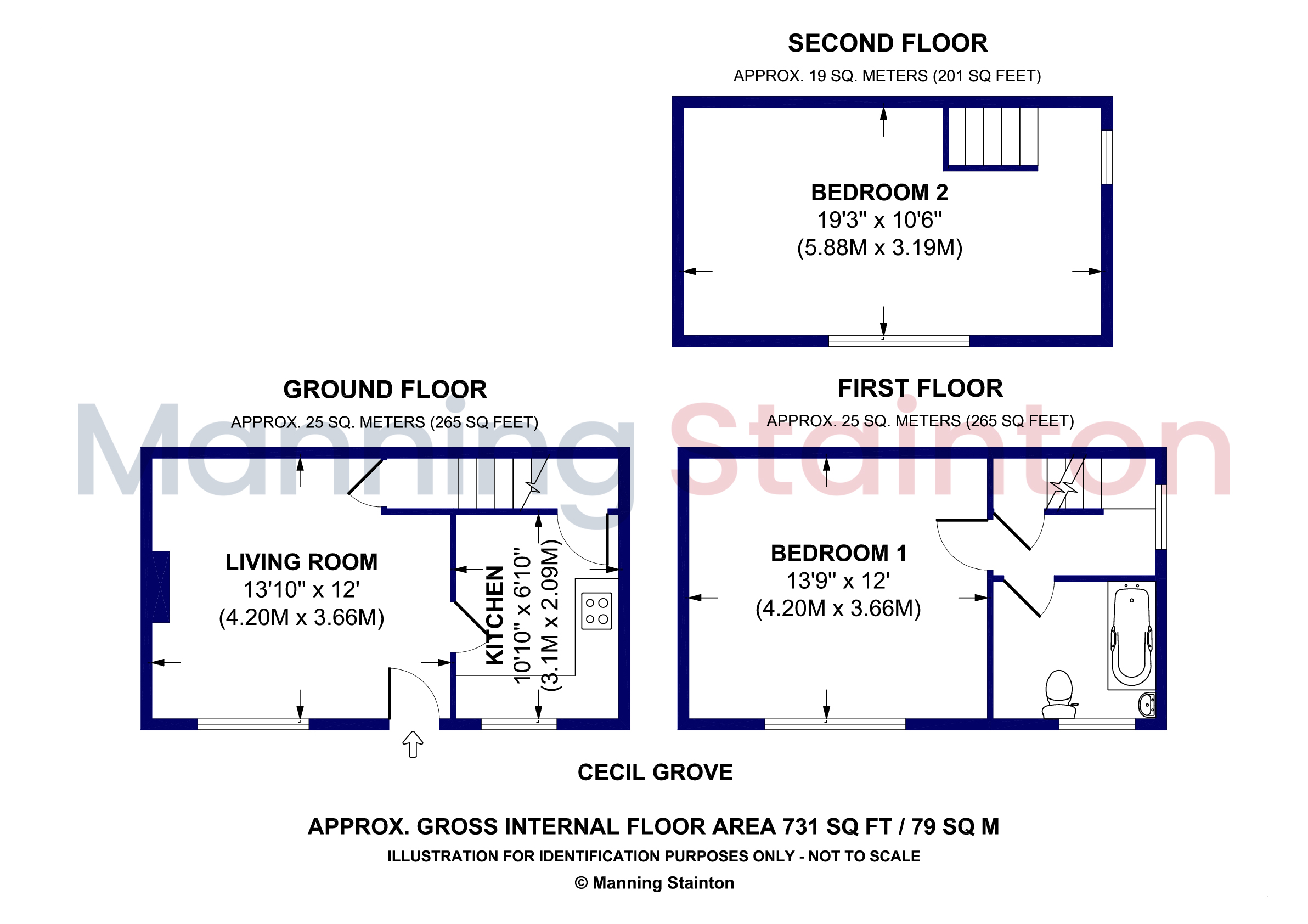 23, Cecil Grove, West Yorkshire floorplan