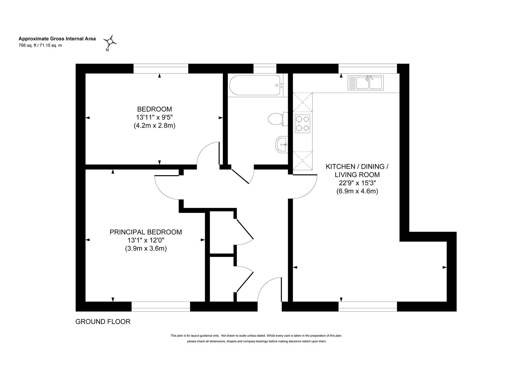 10, Bourne Close, Woking floorplan