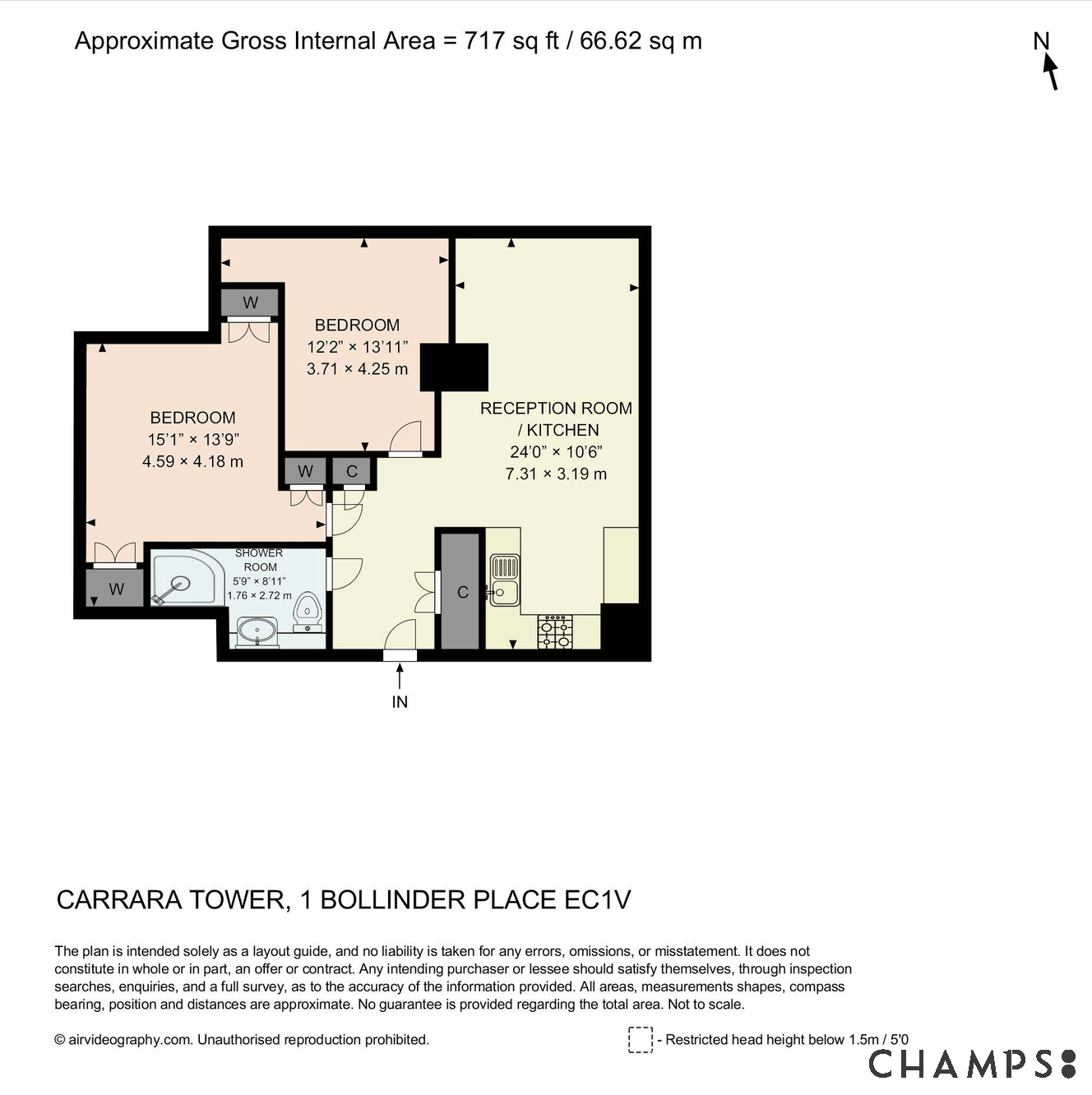 1, Bollinder Place, LONDON floorplan