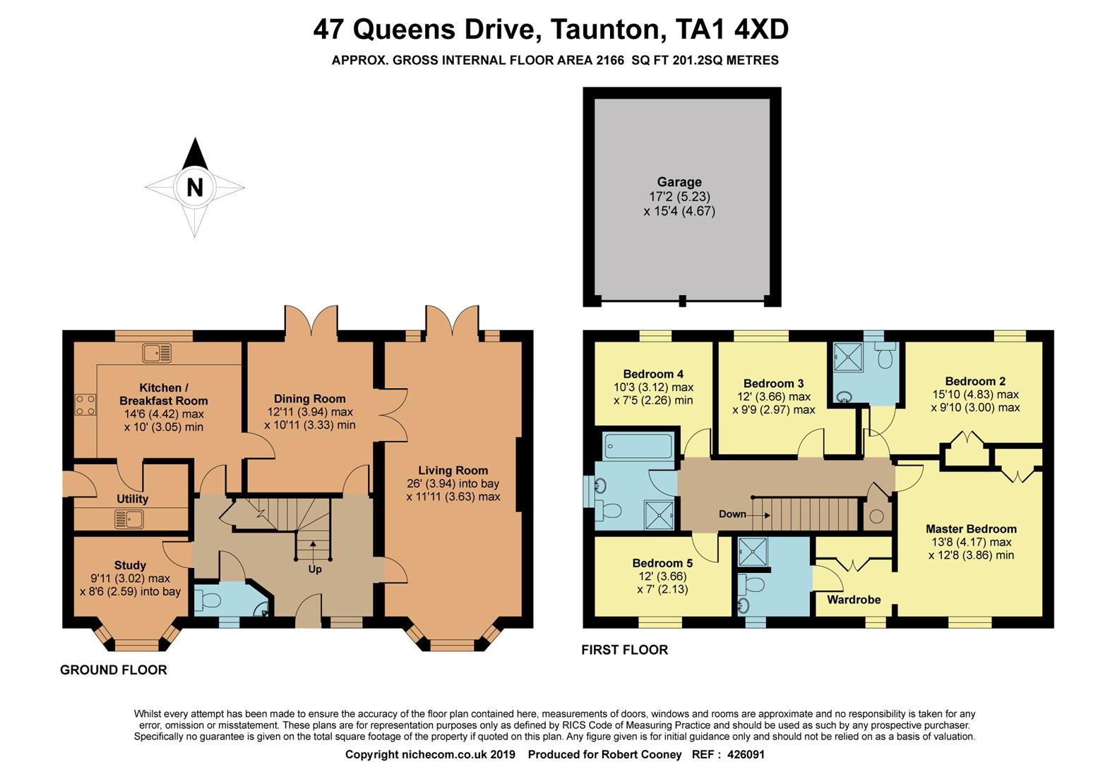 5 Bedrooms  for sale in Queens Drive, Taunton TA1
