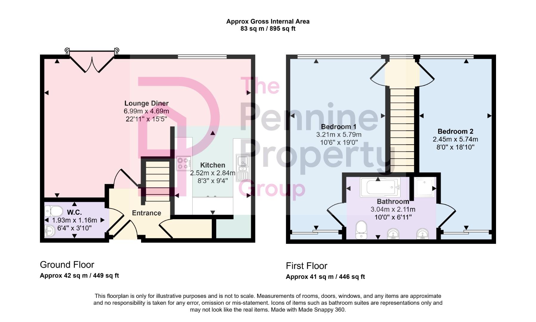 197, The Melting Point, Huddersfield floorplan