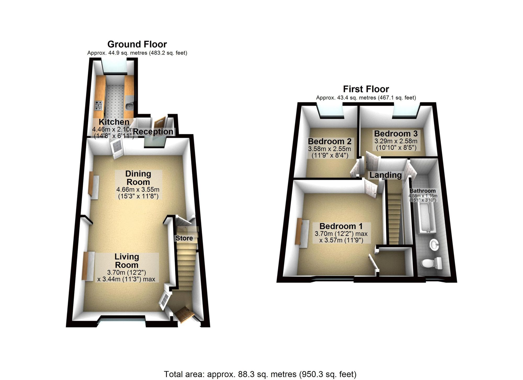 164 Northlands Road, Scunthorpe floorplan