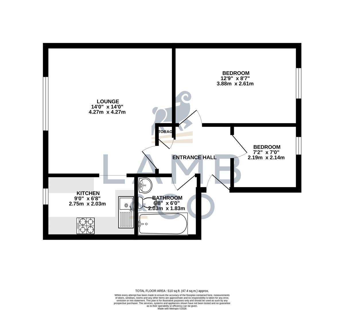 123, Selsey Avenue, Clacton-On-Sea floorplan