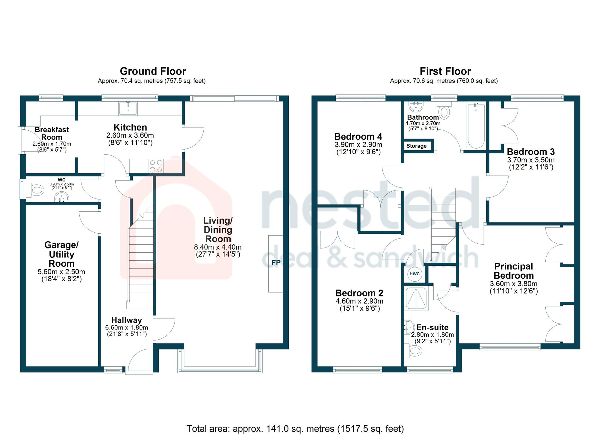 18 Farm Lane, Deal floorplan