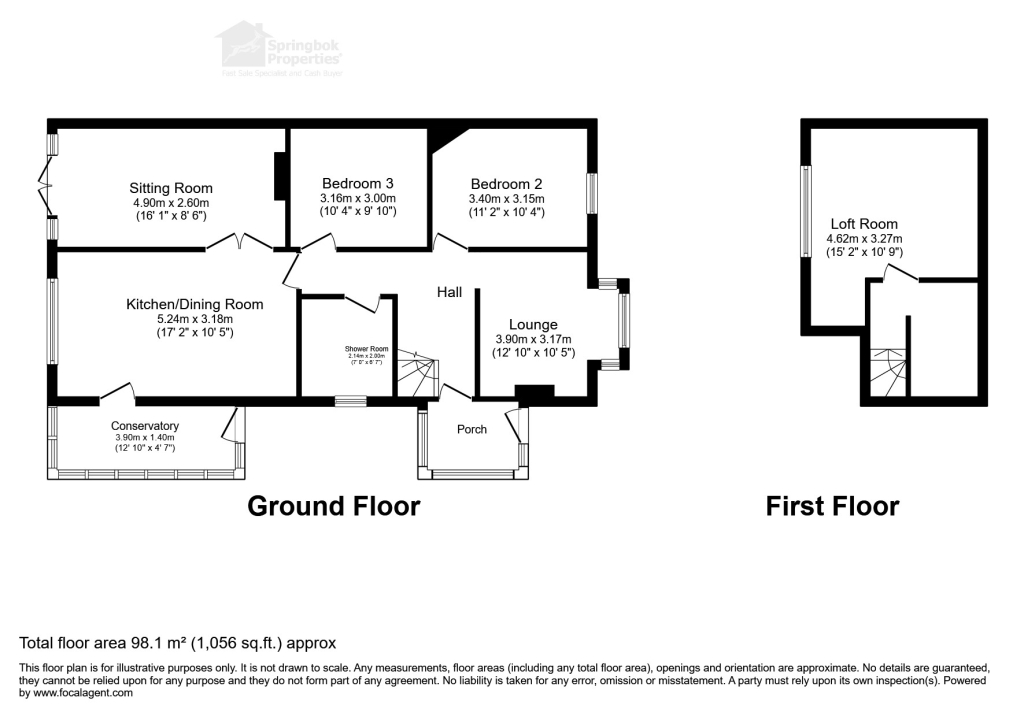 64, Salisbury Street, Southport floorplan