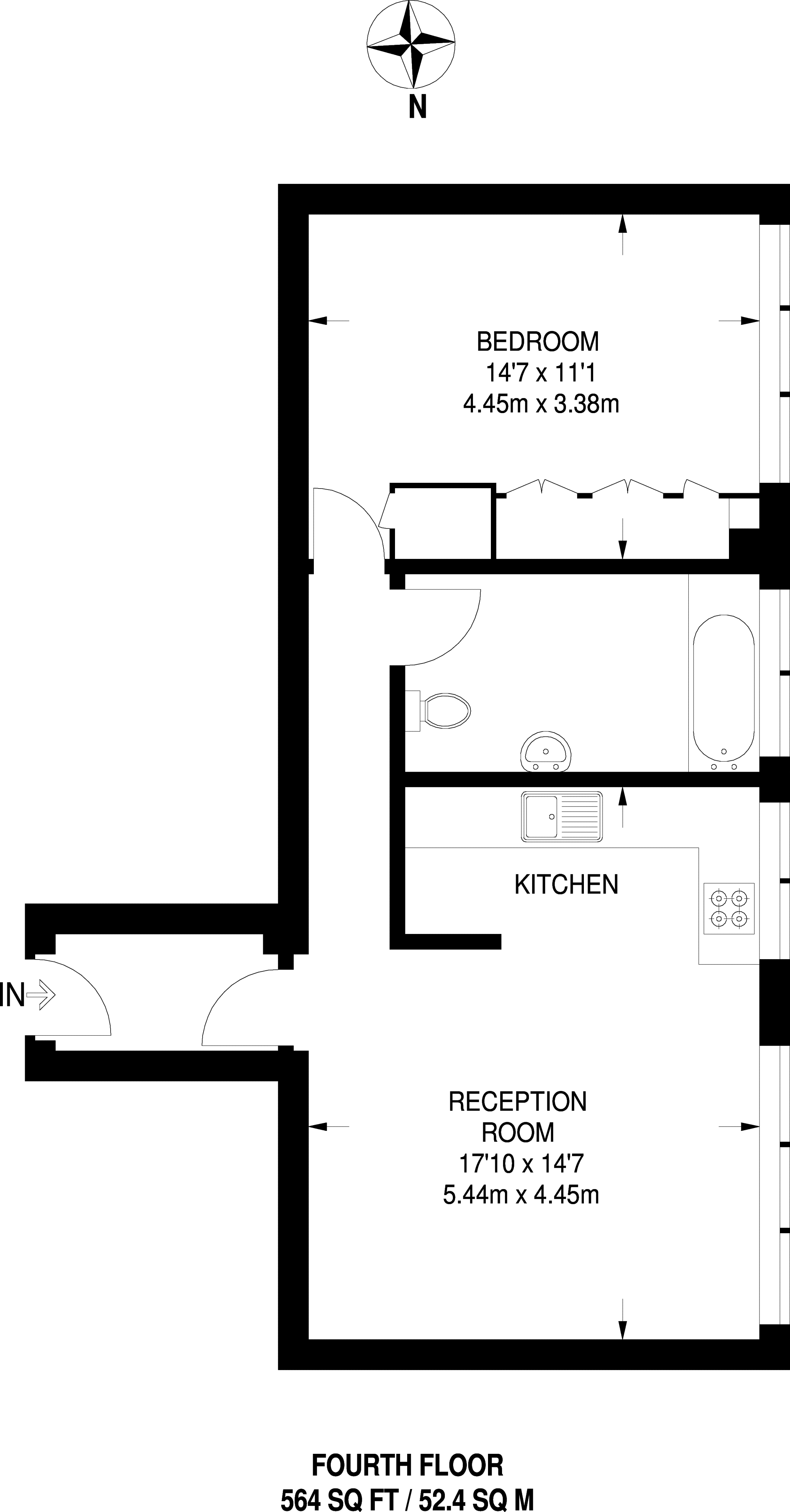 1 Bedrooms Flat to rent in Bullen Street, Battersea Square SW11