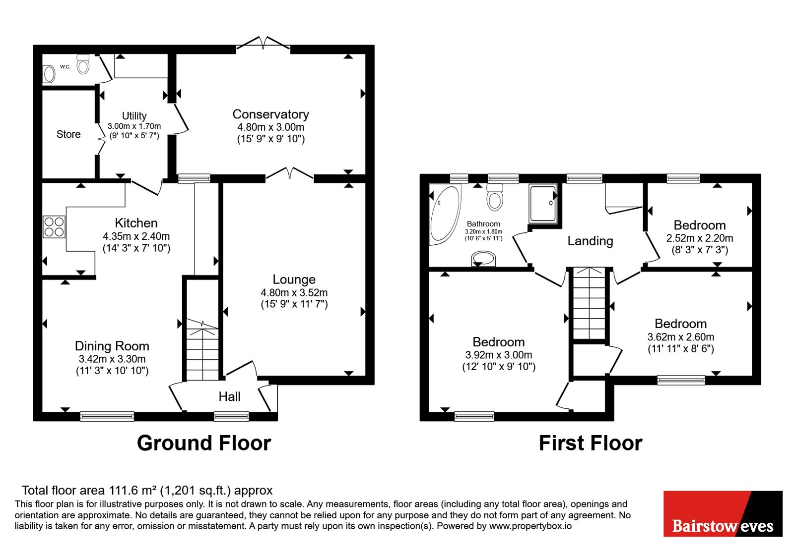 32, Silver Street, Witham floorplan