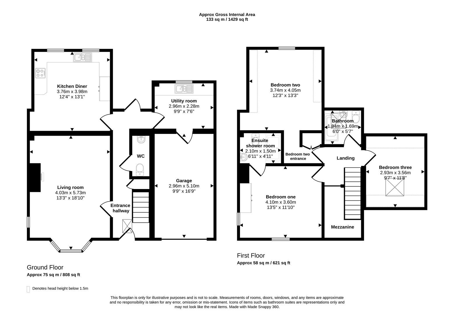 Ty Gwyn, Cilgerran Cardigan floorplan