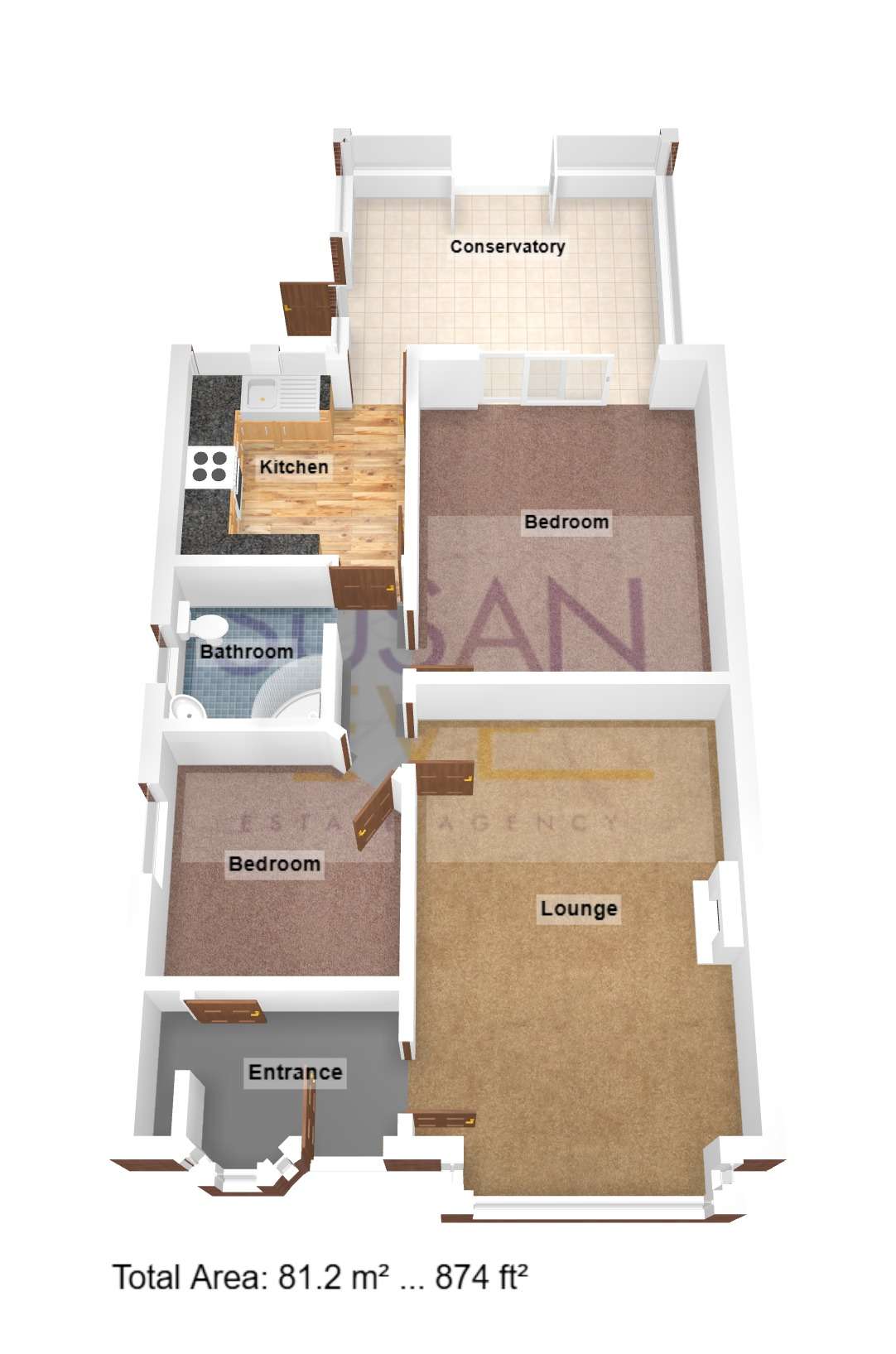 5, Hillside Close, Thornton Cleveleys floorplan