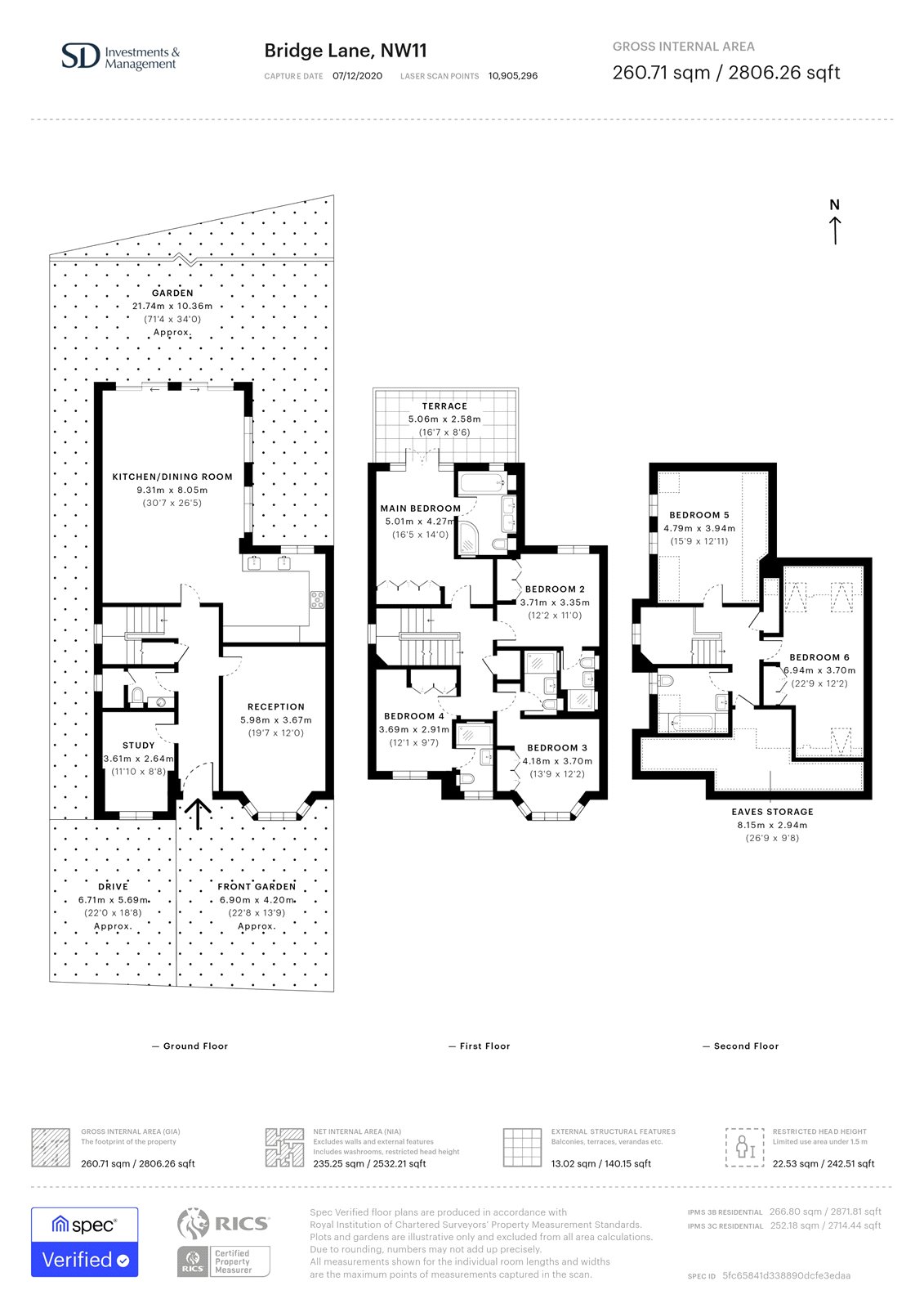 168 Bridge Lane, London floorplan