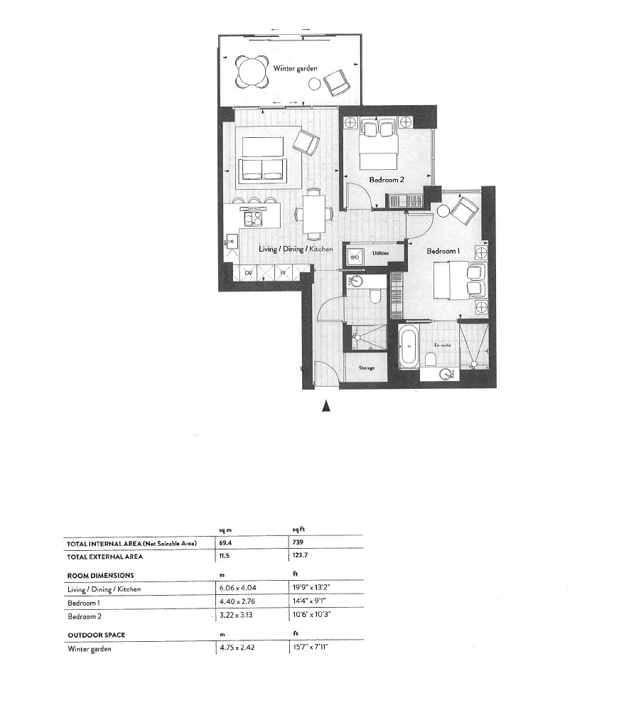 2 Bedrooms Flat to rent in North Wharf Road, London W2