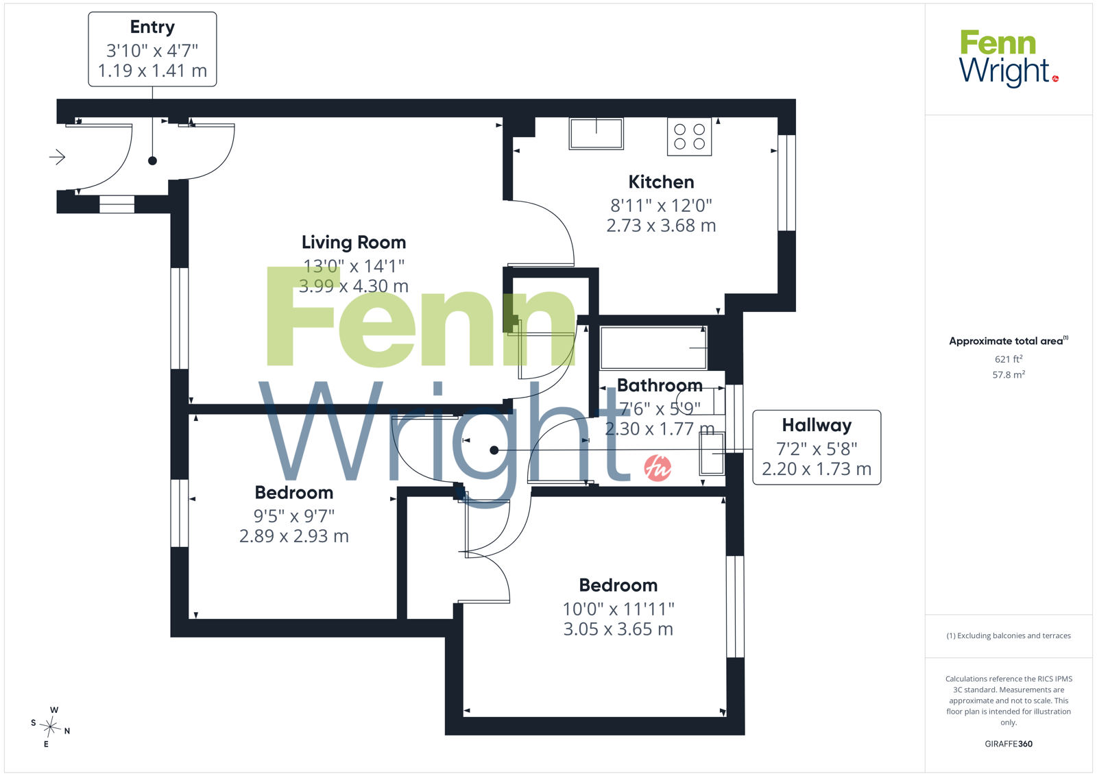 Flat 3, Veronica House,, St. William Court, Ipswich floorplan