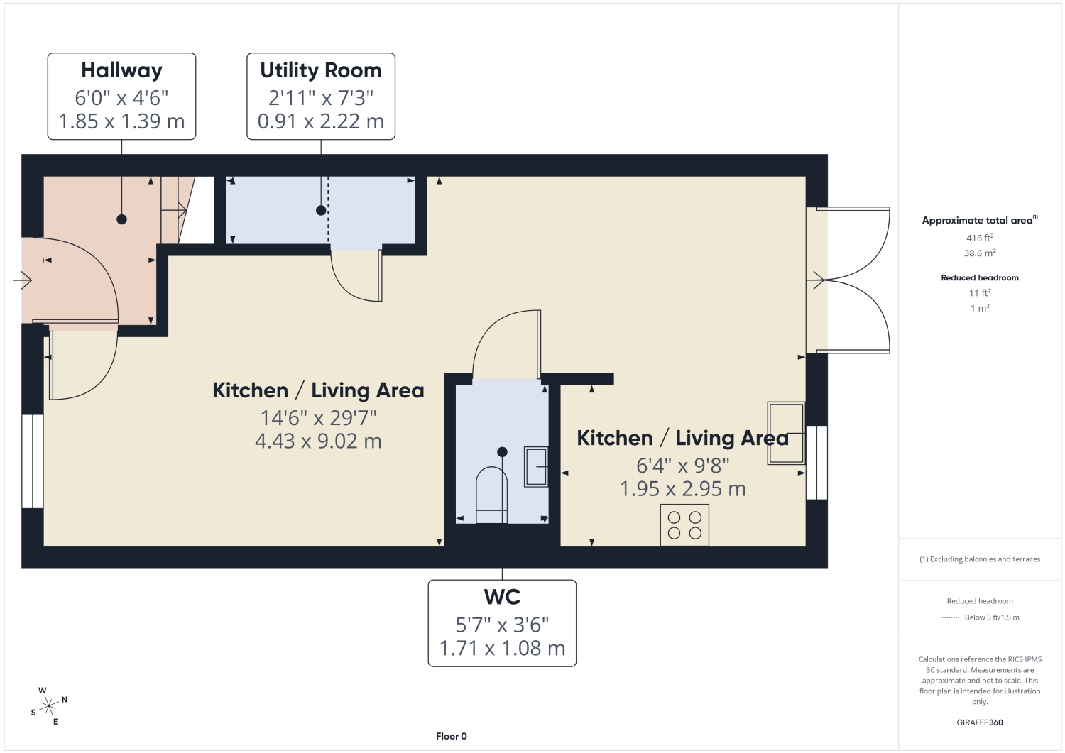 14, JAMES VIEW, BORDON floorplan