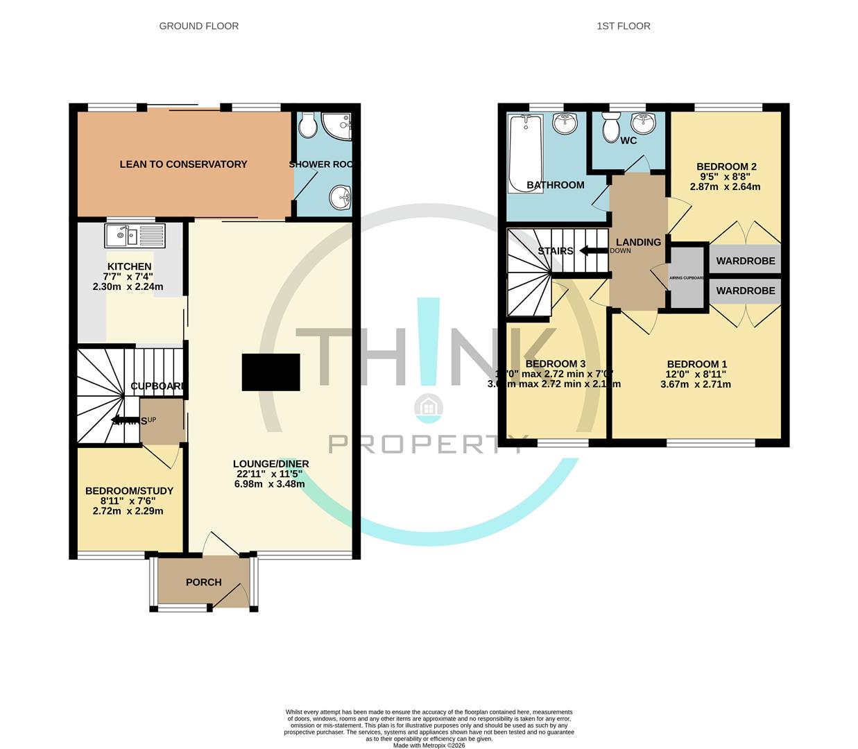 The Close, Norwich floorplan