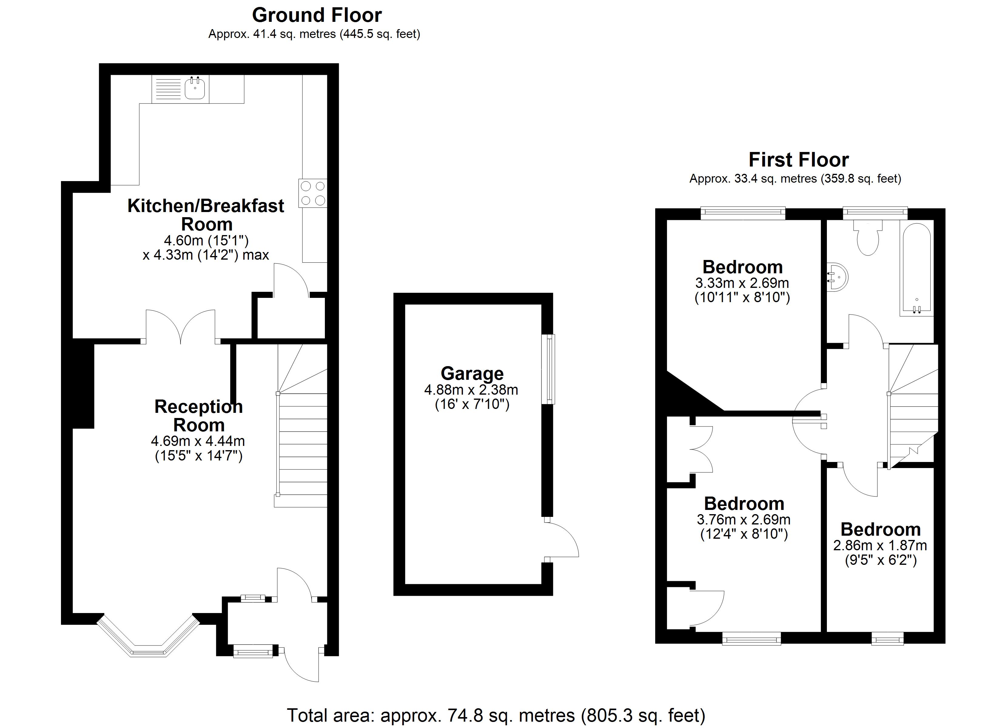 3 Bedrooms End terrace house for sale in Barnsbury Crescent, Surbiton, Surrey KT5