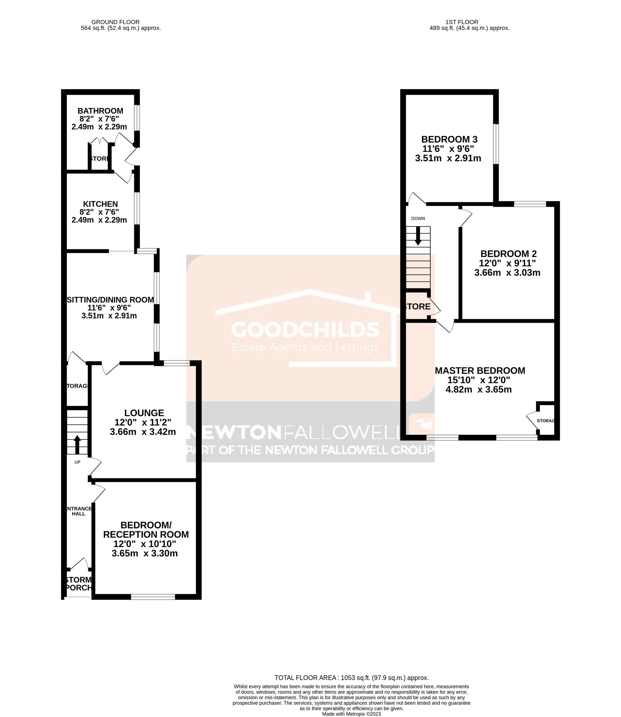 15 Ashford Street, Stoke-On-Trent floorplan