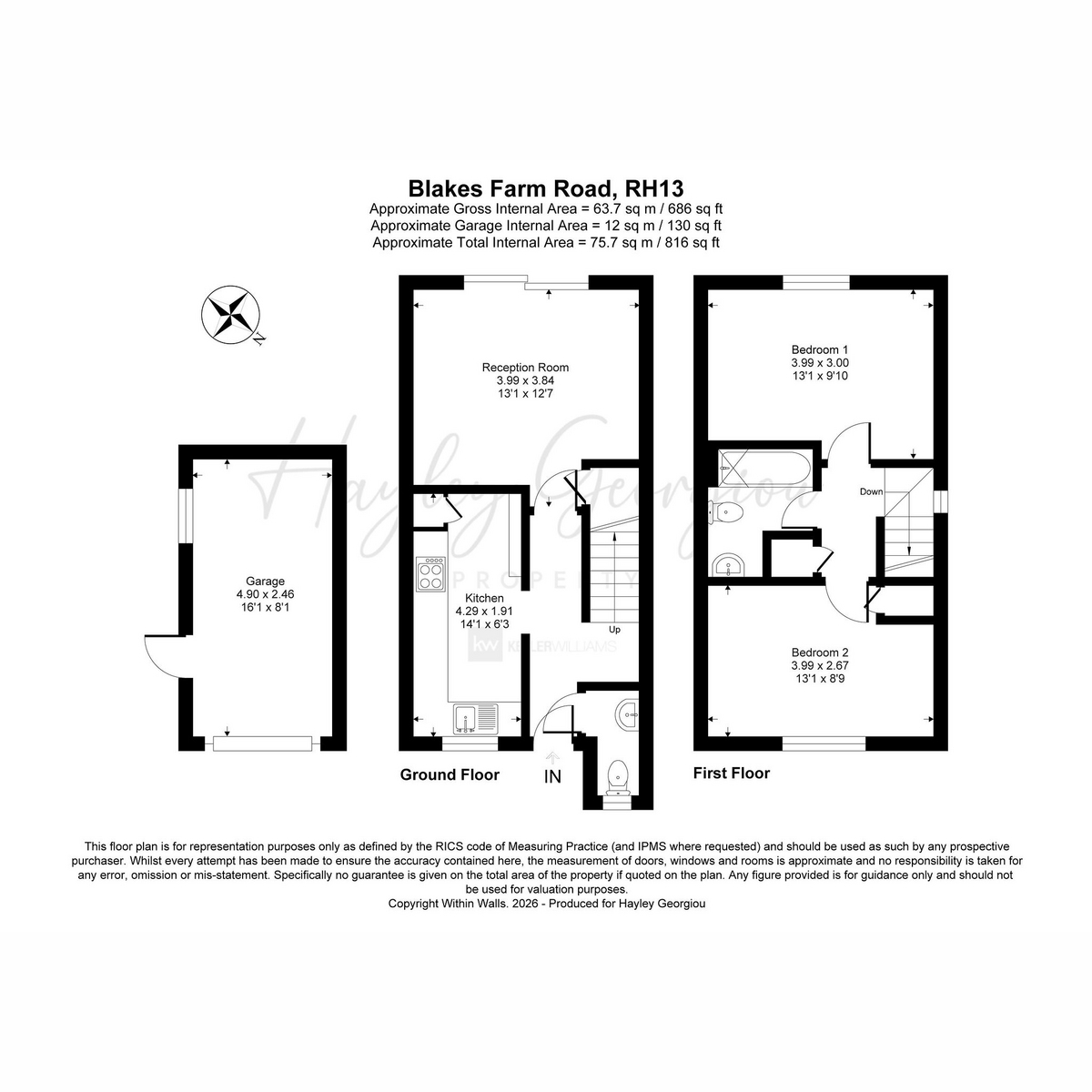 67, Blakes Farm Road, Horsham floorplan