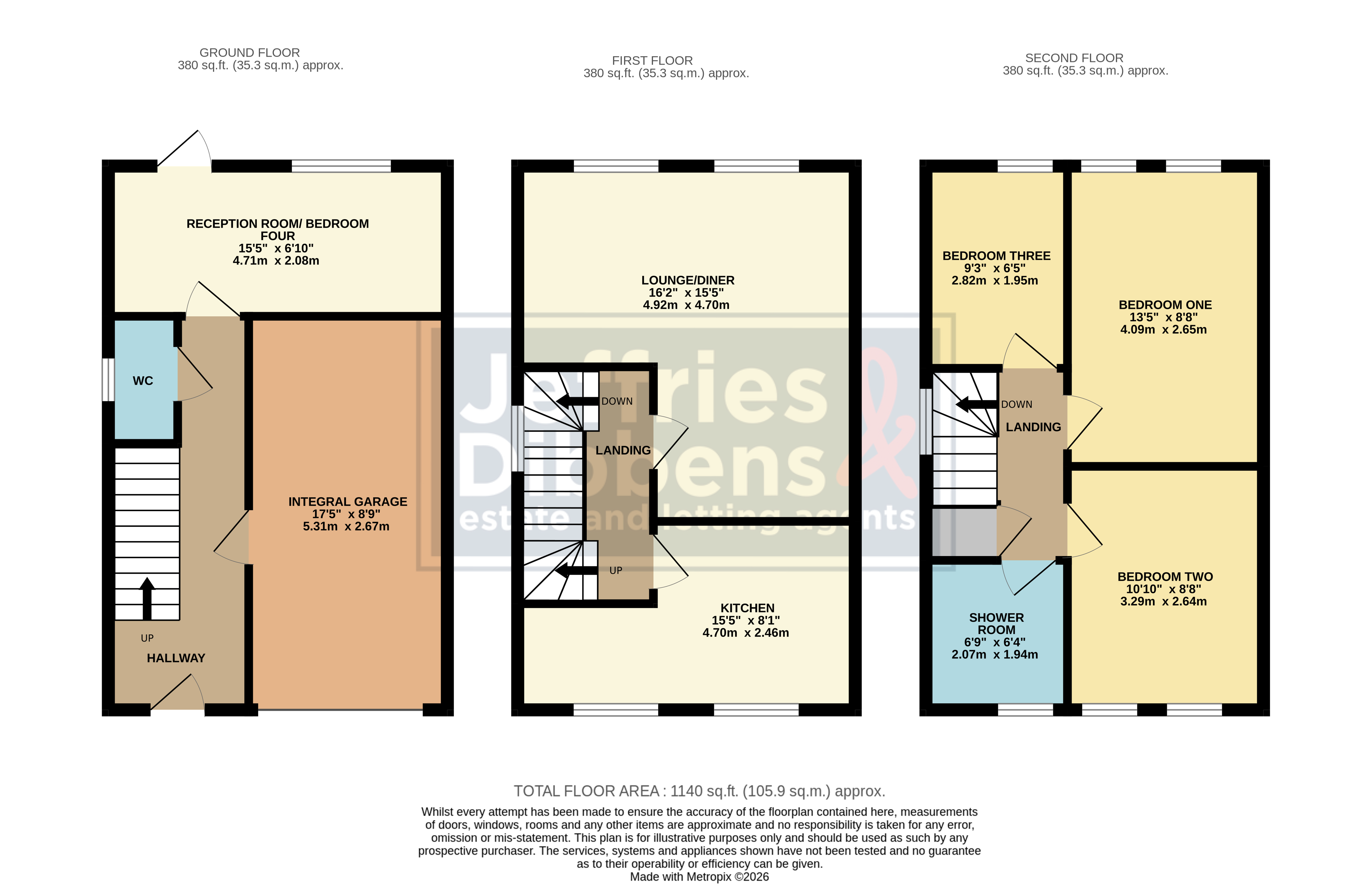 7, The Parchment, Havant floorplan